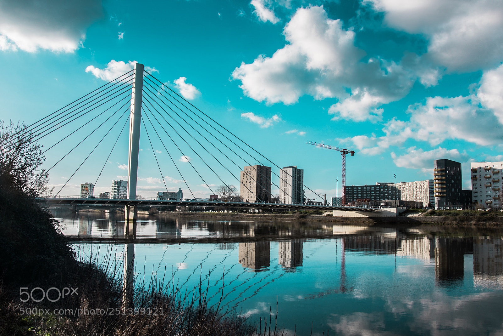 Nikon D7500 sample photo. Reflet d'un pont photography