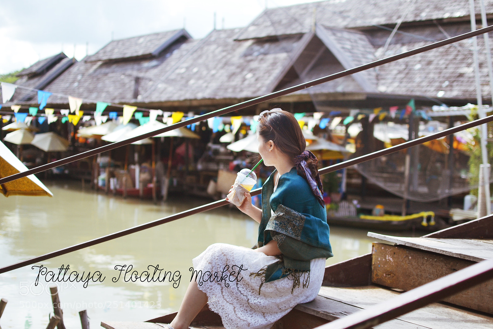 Nikon D3100 sample photo. Floating market pattaya, thailand photography