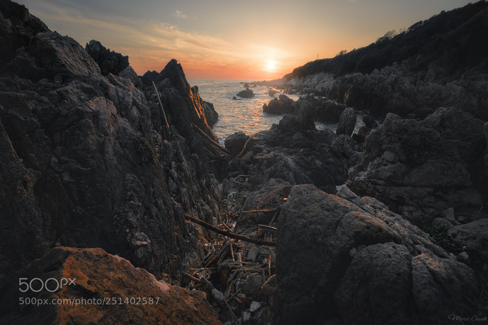 Sony a7R II sample photo. Italian sunset photography