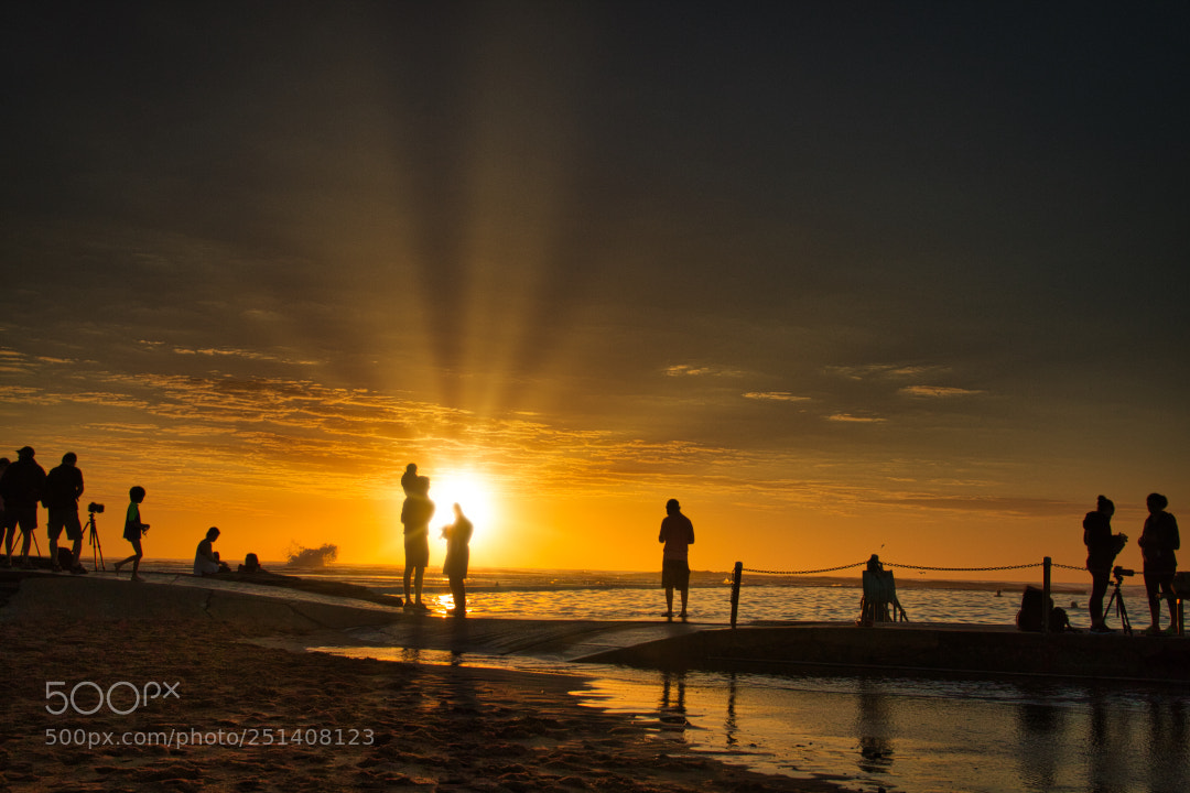 Canon EOS 70D sample photo. Sunrise at narrabeen photography