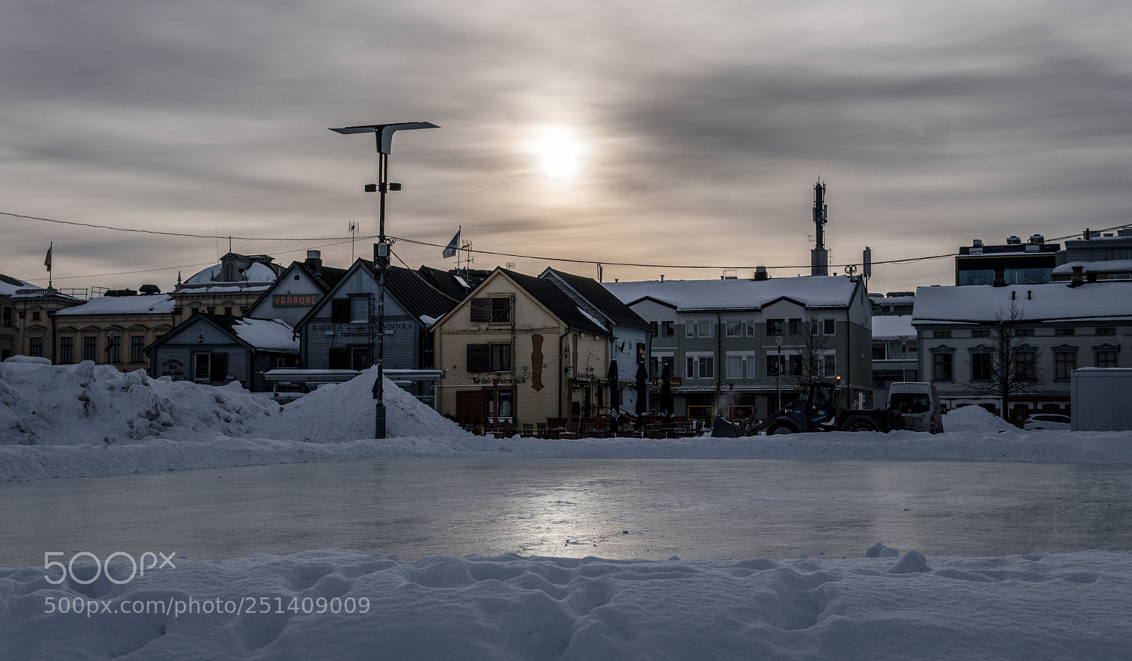 Sony a6300 sample photo. The bleak oulu city photography