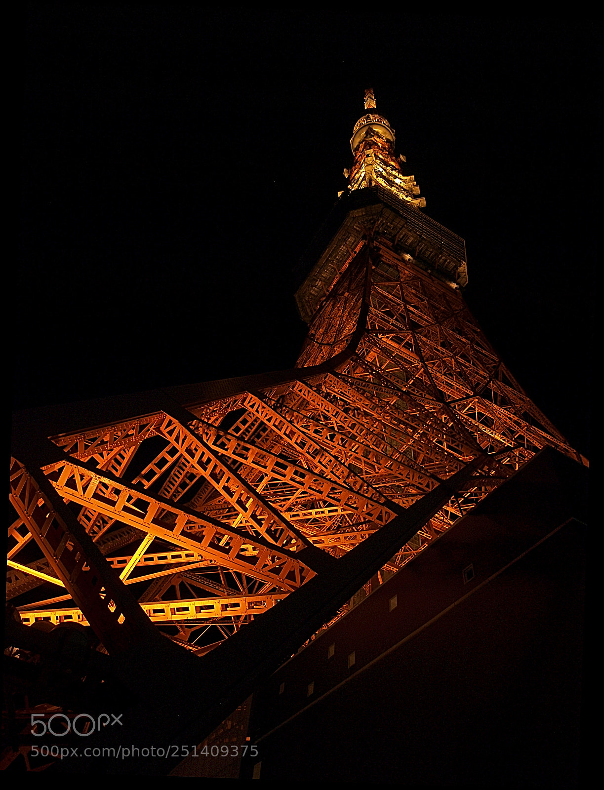 Olympus E-420 (EVOLT E-420) sample photo. Tokyo tower photography