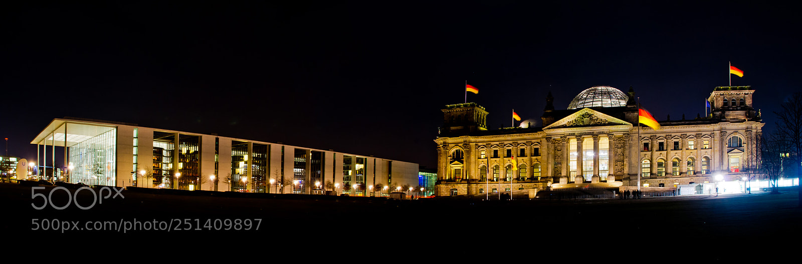 Pentax K-r sample photo. Reichstag panorama photography
