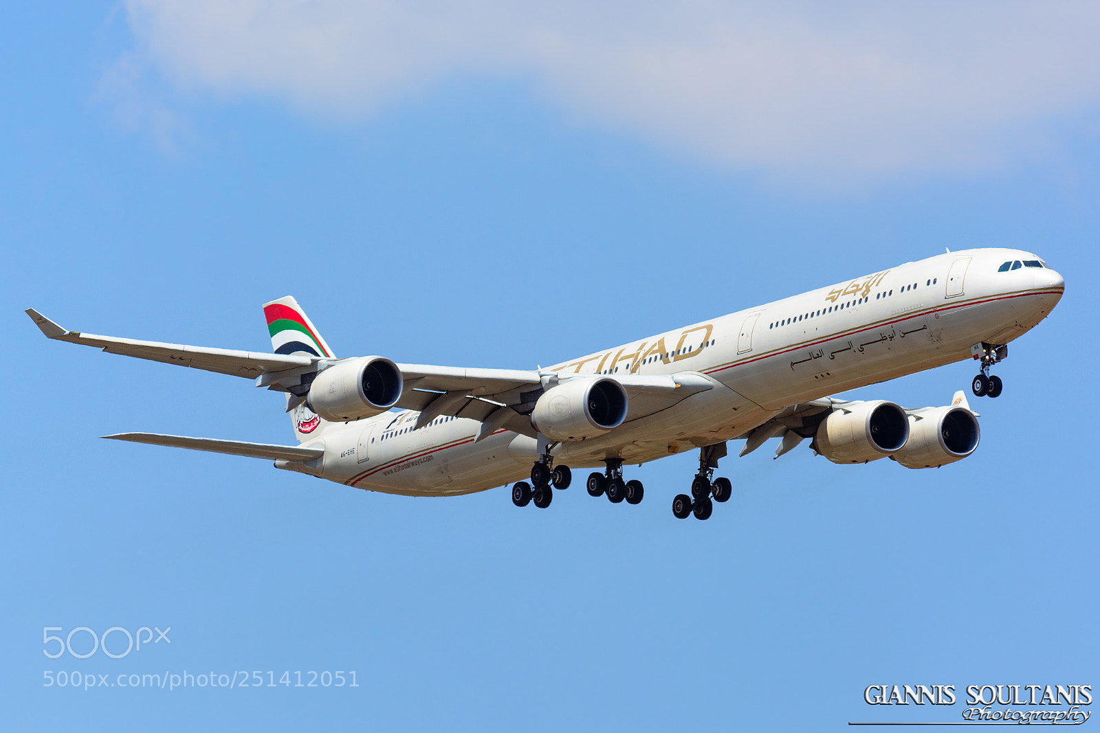 Nikon D7100 sample photo. Etihad airways airbus a340-642 photography