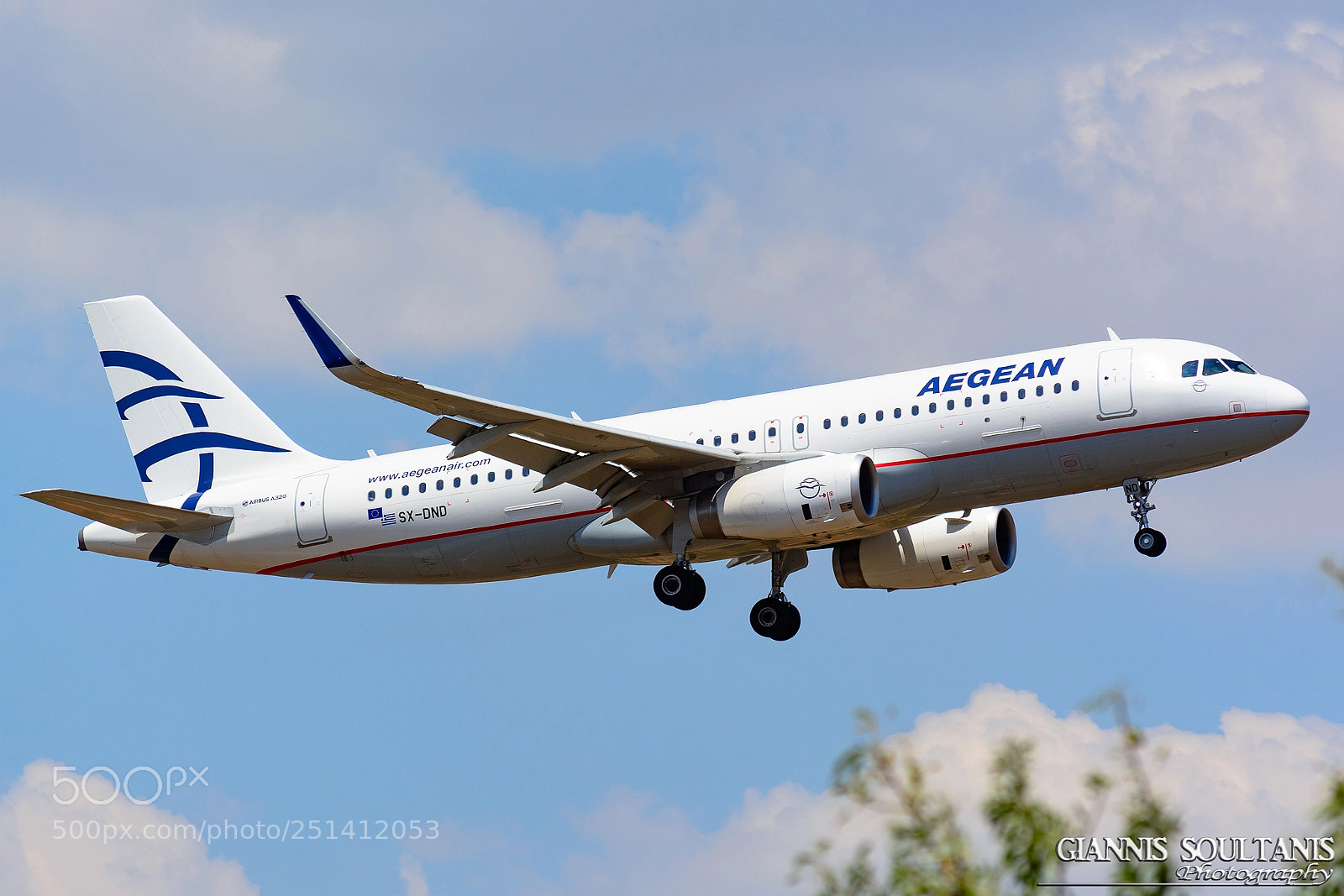 Nikon D7100 sample photo. Aegean airlines airbus a320-232 photography