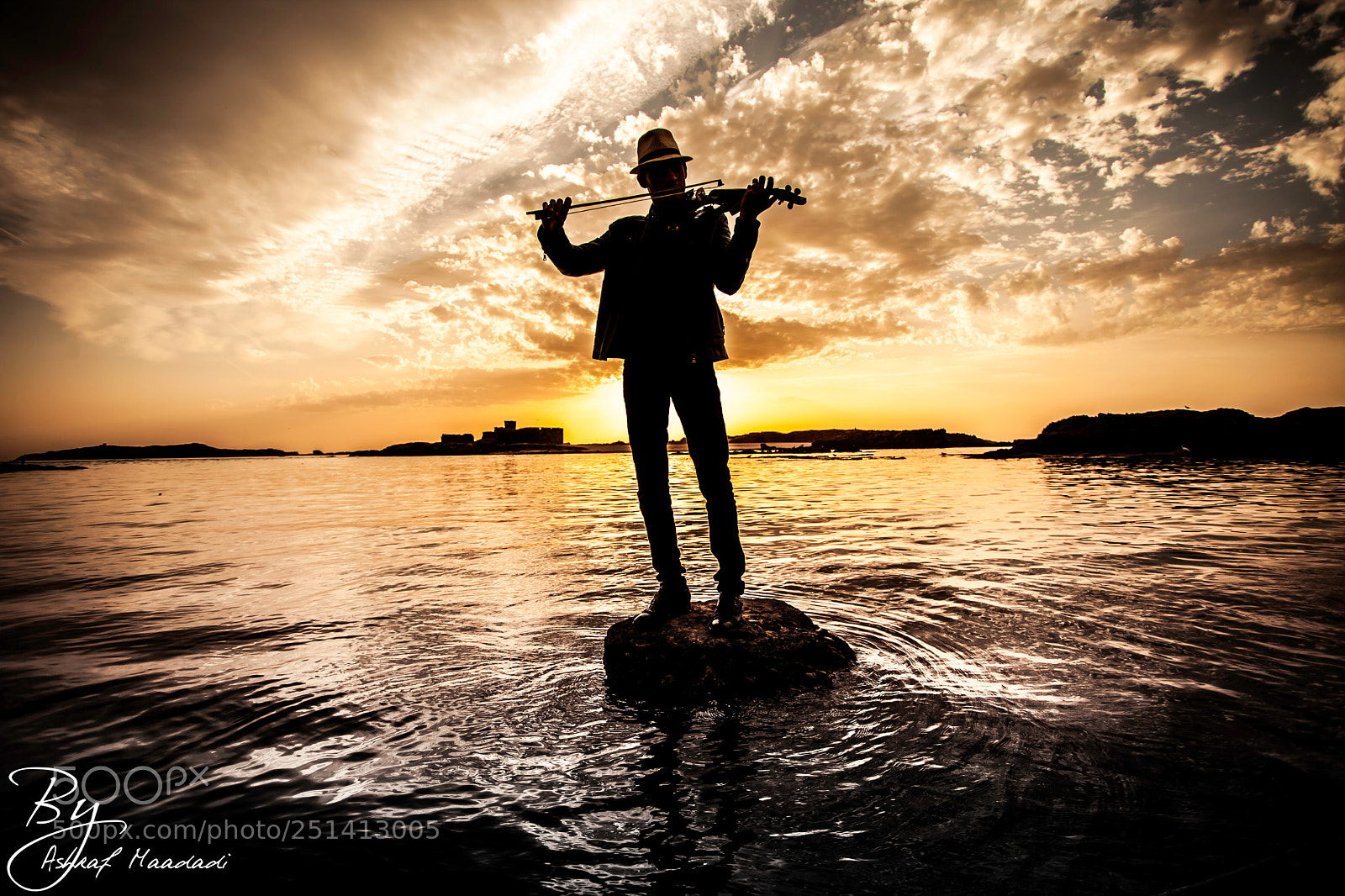 Canon EOS 5D Mark II sample photo. Music on the sea photography