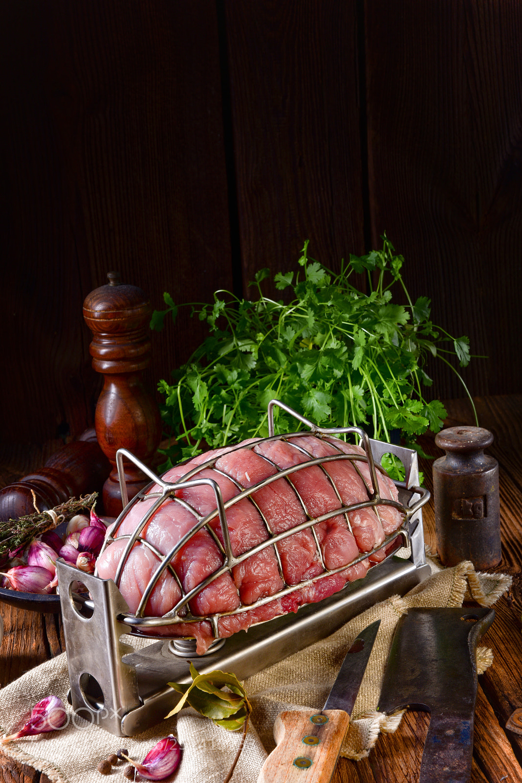 Nikon D810 sample photo. Pressure ham cooker with photography