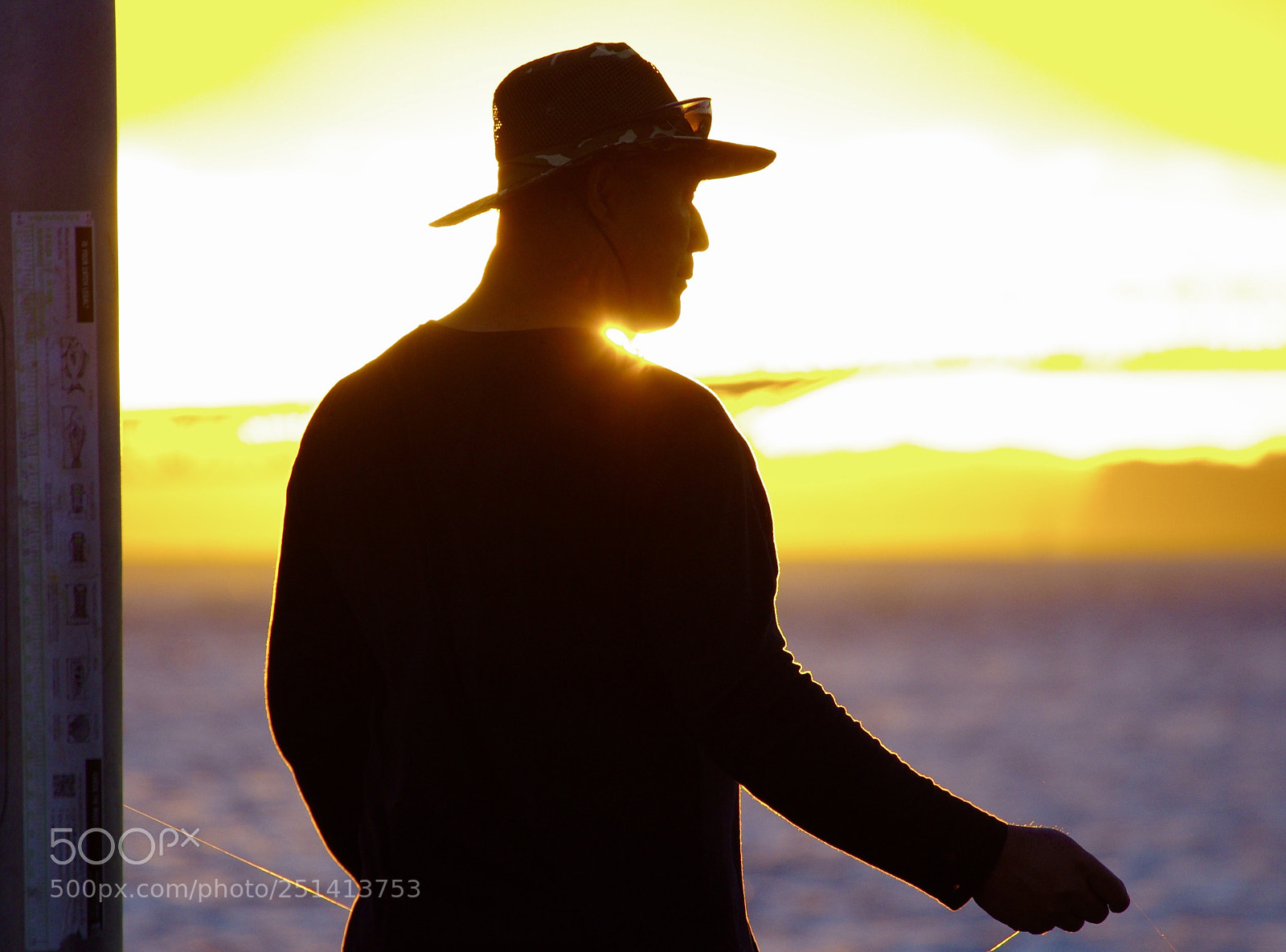 Pentax K-5 sample photo. The fishing person in photography