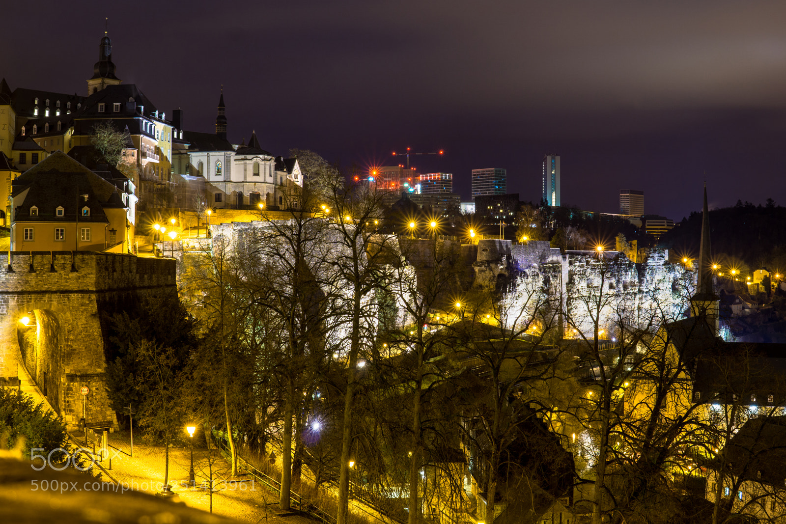 Sony a6000 sample photo. Luxembourg after midnight photography