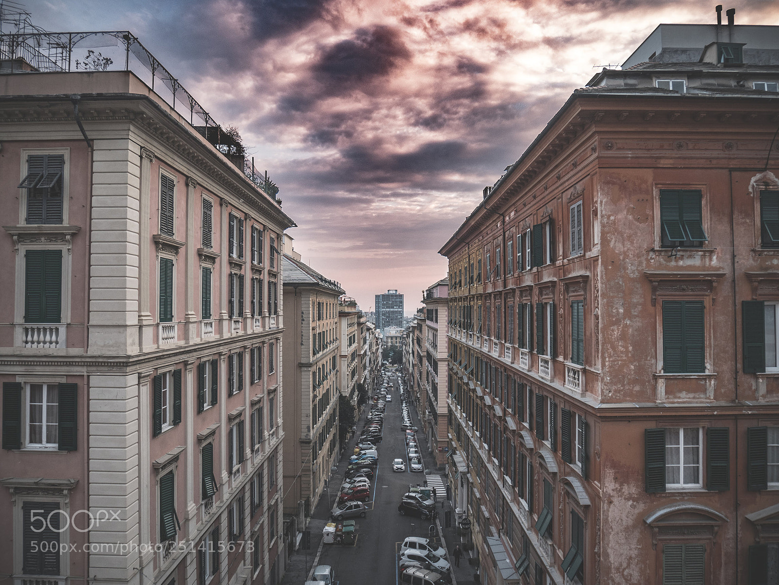 Panasonic Lumix DMC-GX85 (Lumix DMC-GX80 / Lumix DMC-GX7 Mark II) sample photo. Sunset genova photography
