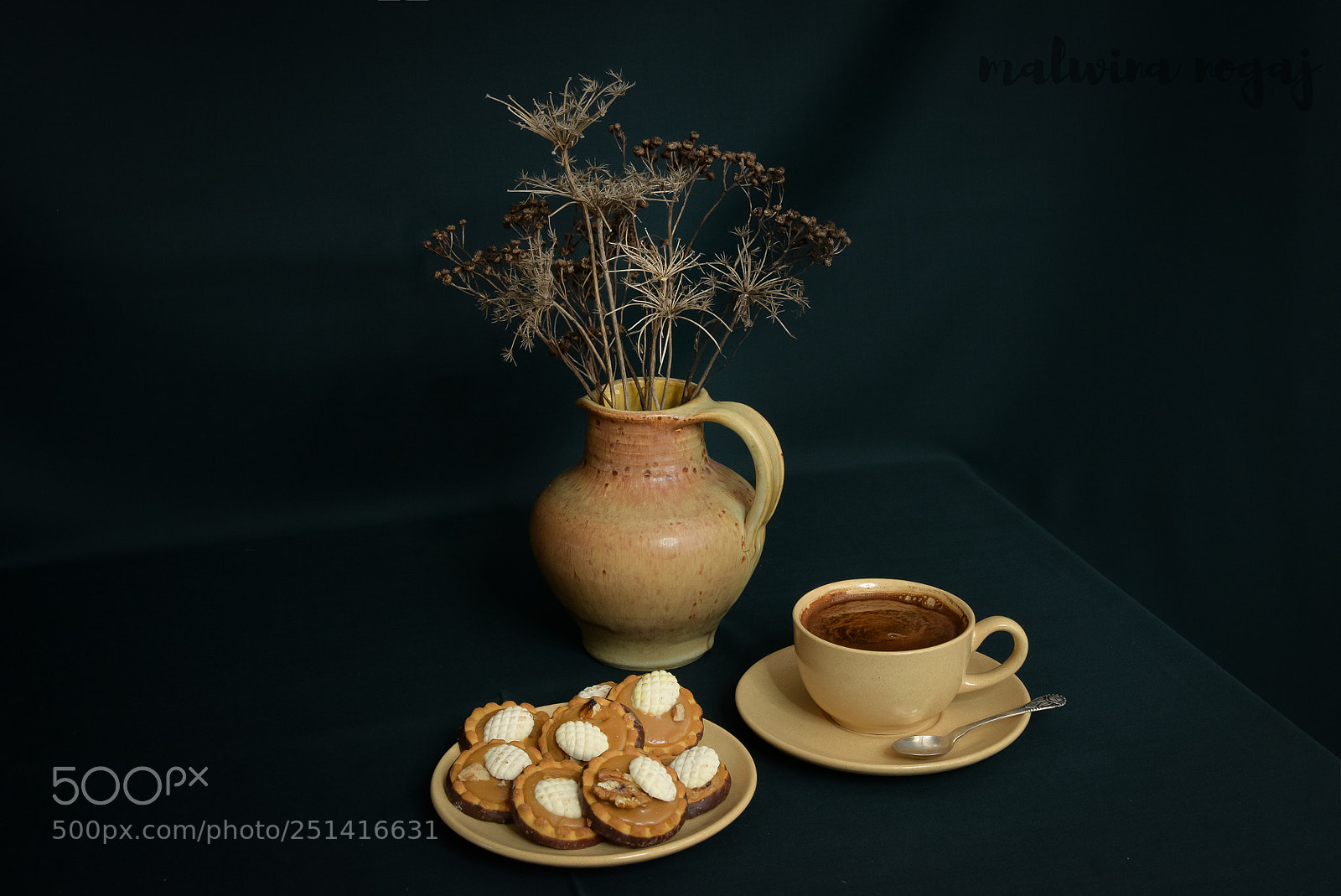 Nikon D610 sample photo. Biscuit and coffe photography
