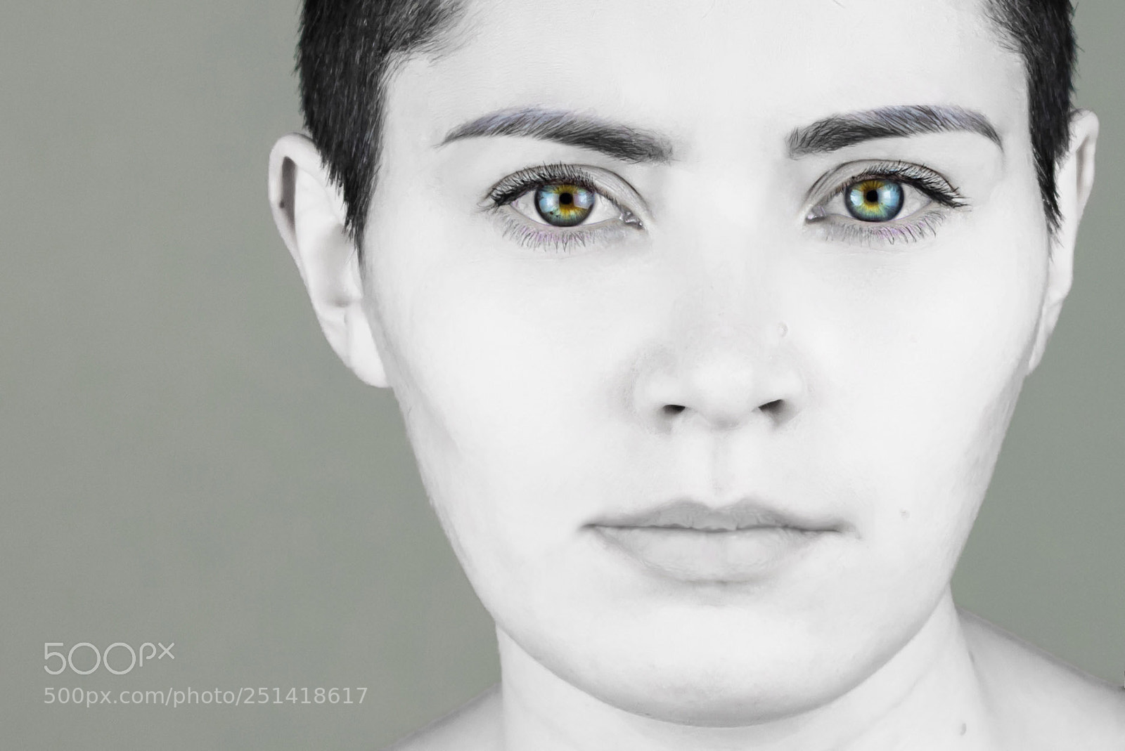 Nikon D5300 sample photo. Black and white portrait photography