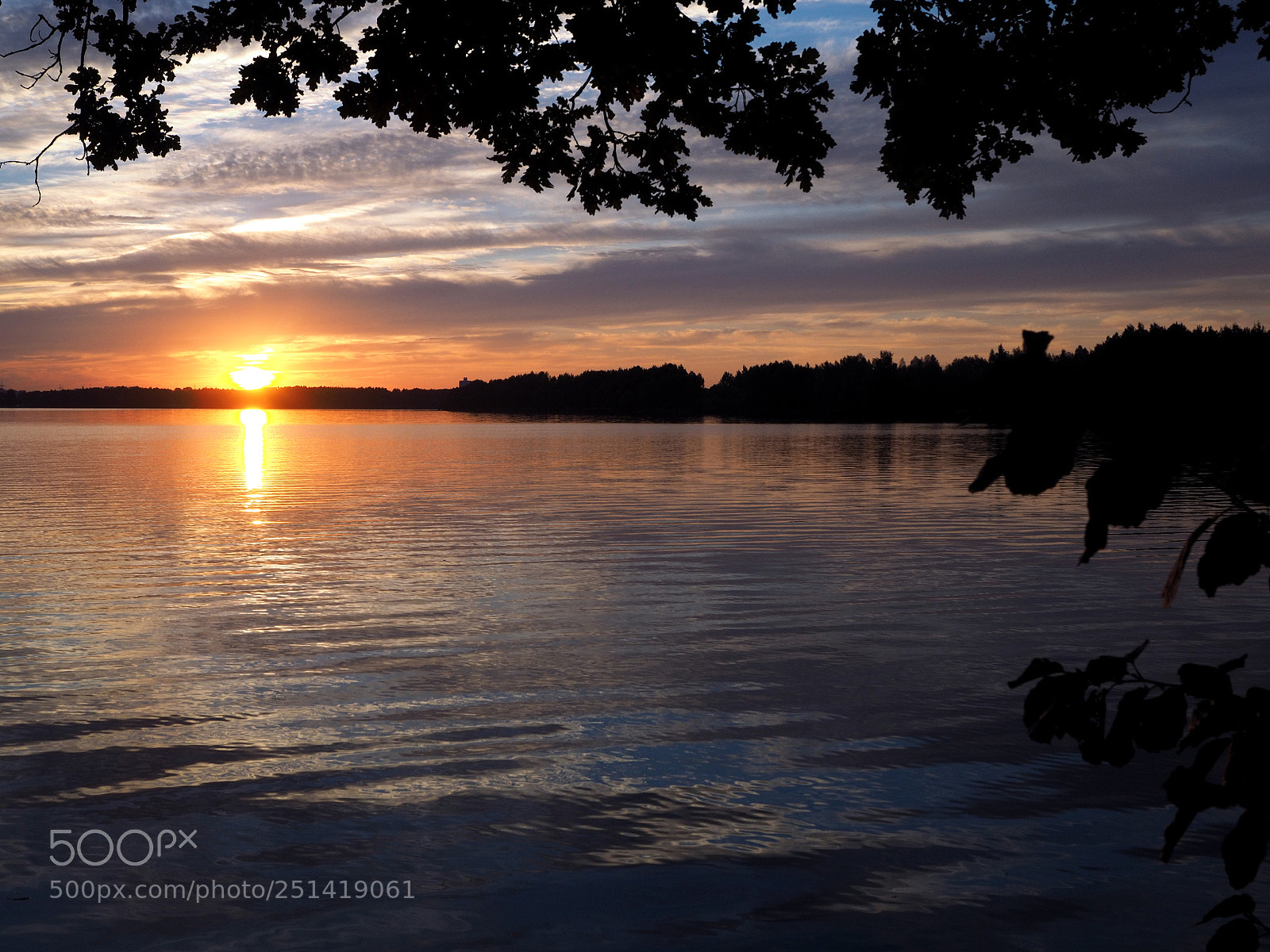 Olympus OM-D E-M10 sample photo. Sunset over a lake photography