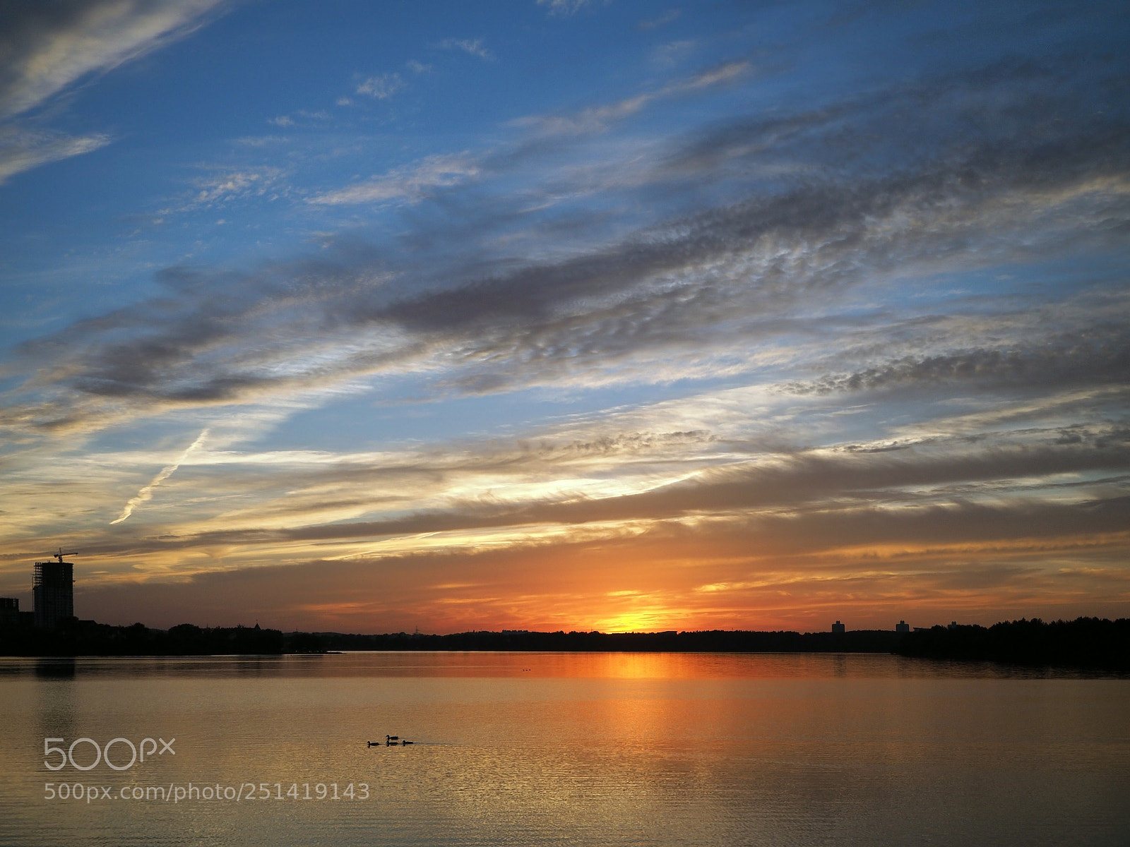 Olympus OM-D E-M10 sample photo. Sunset over the lake photography