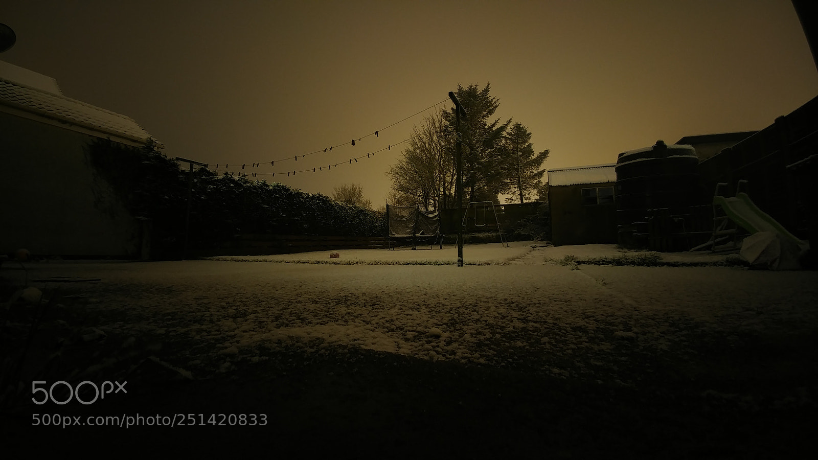 LG G5 sample photo. Winter evening photography