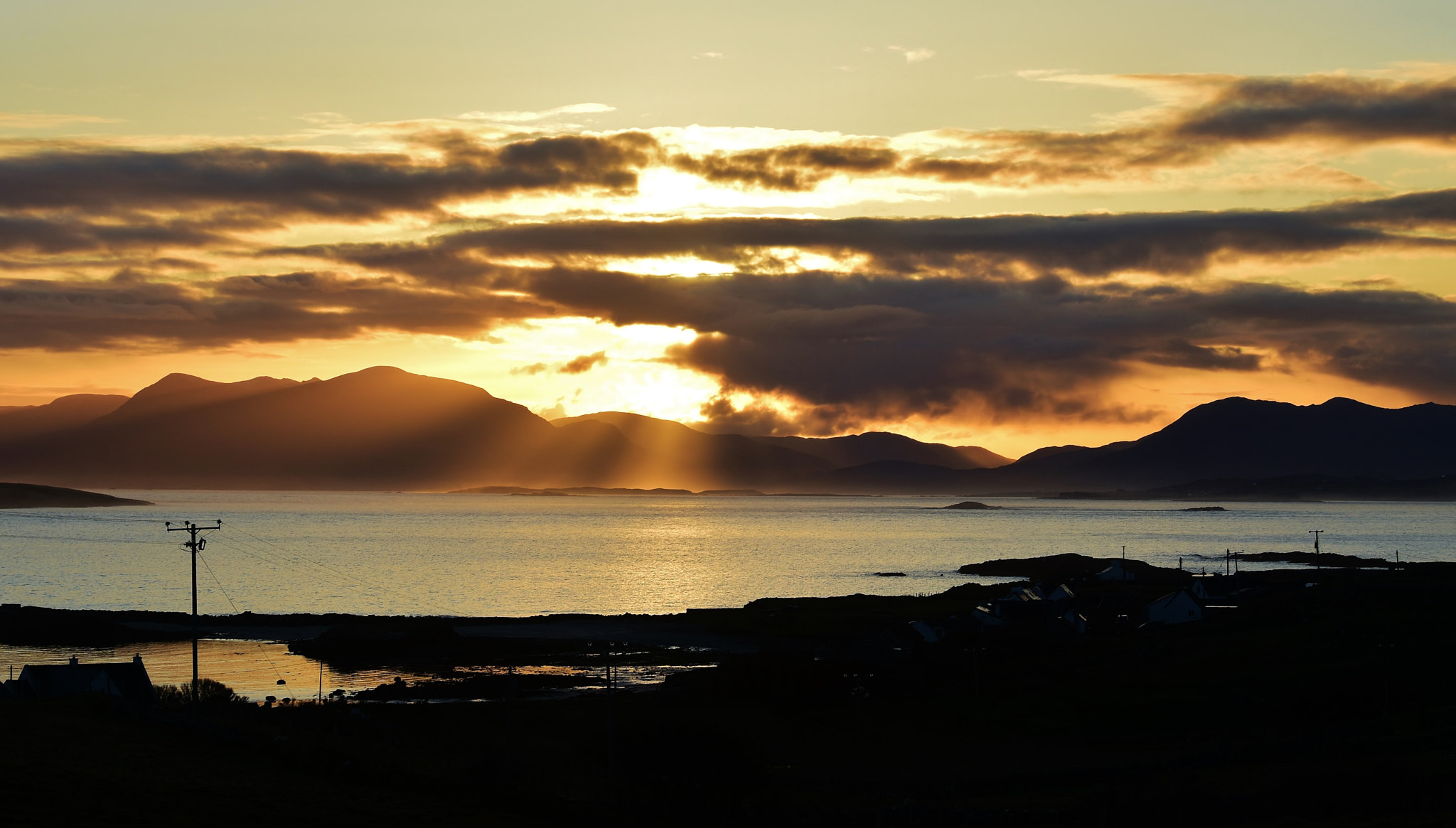 Nikon D5500 sample photo. Connemara sunrise photography