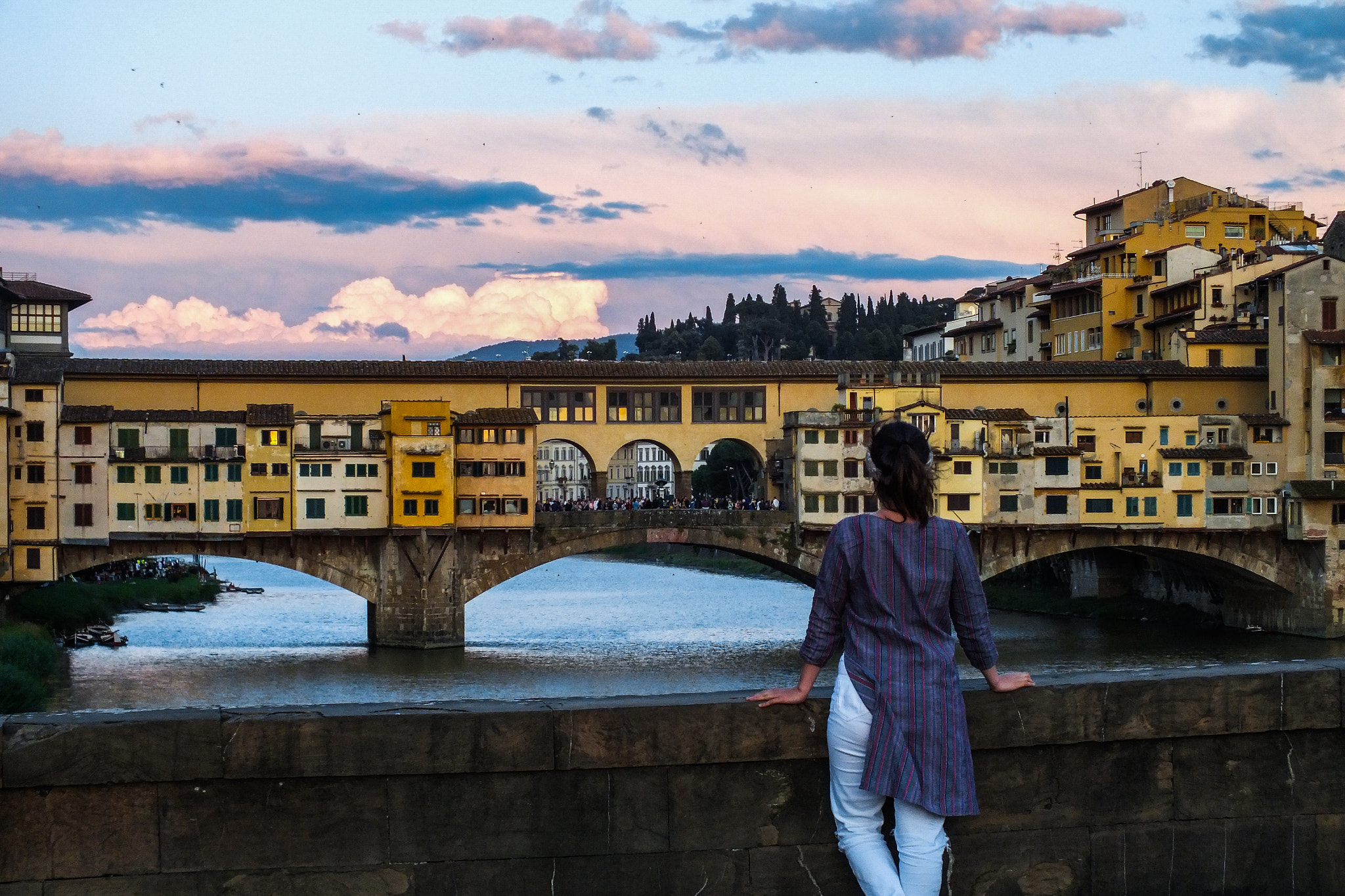 FujiFilm FinePix HS20 EXR (FinePix HS22 EXR) sample photo. Sundown at florence photography