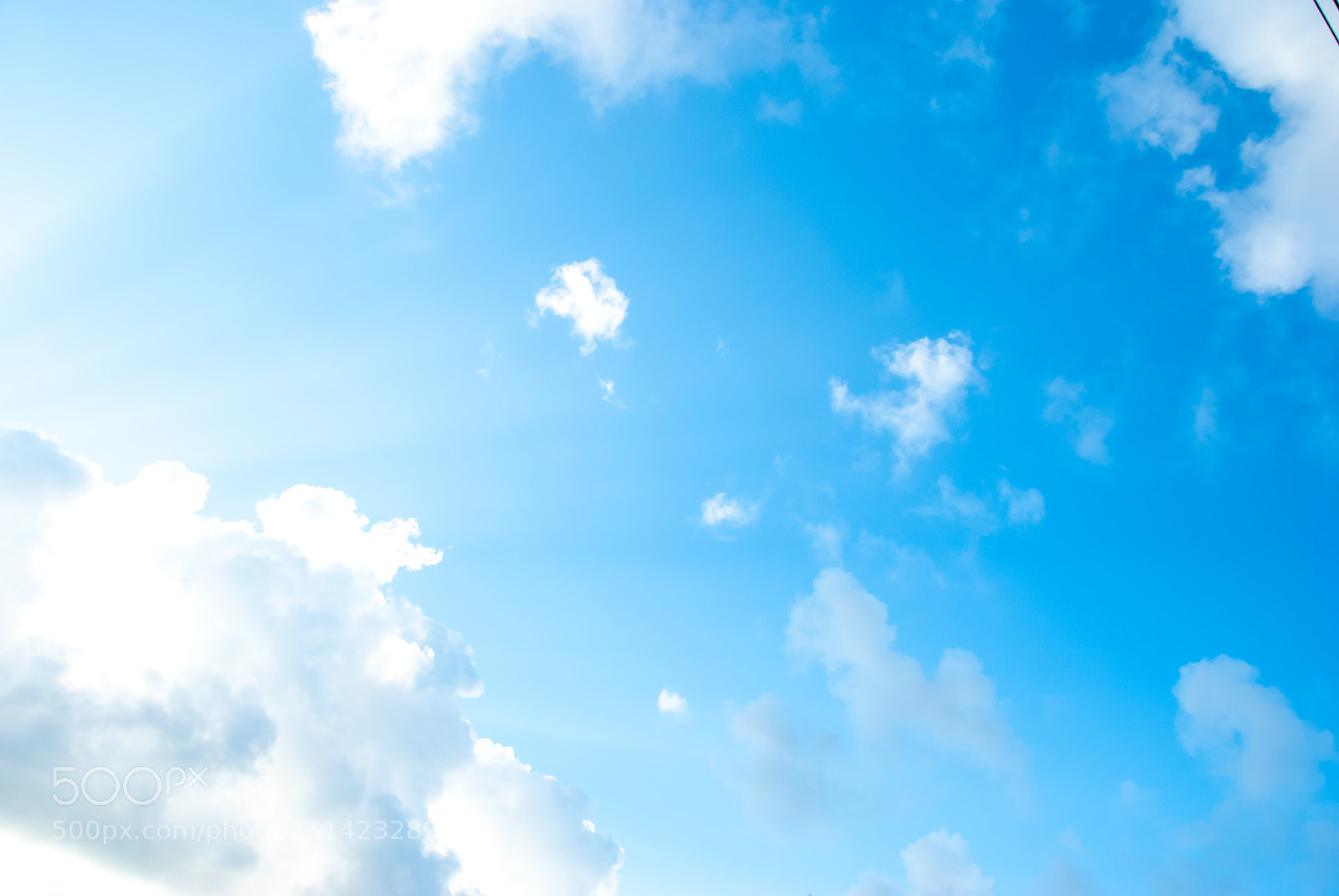 Nikon D80 sample photo. Blue sky white cloud photography