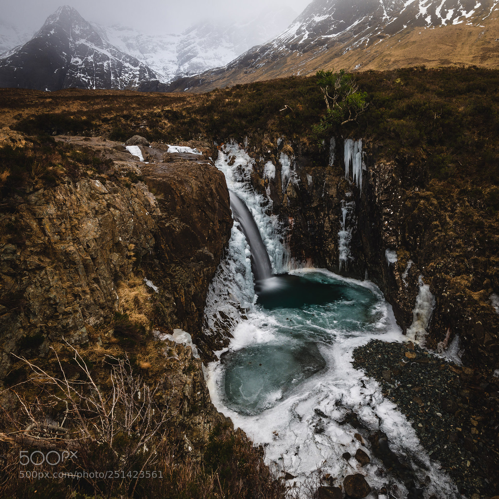 Nikon D800 sample photo. The frozen pools photography