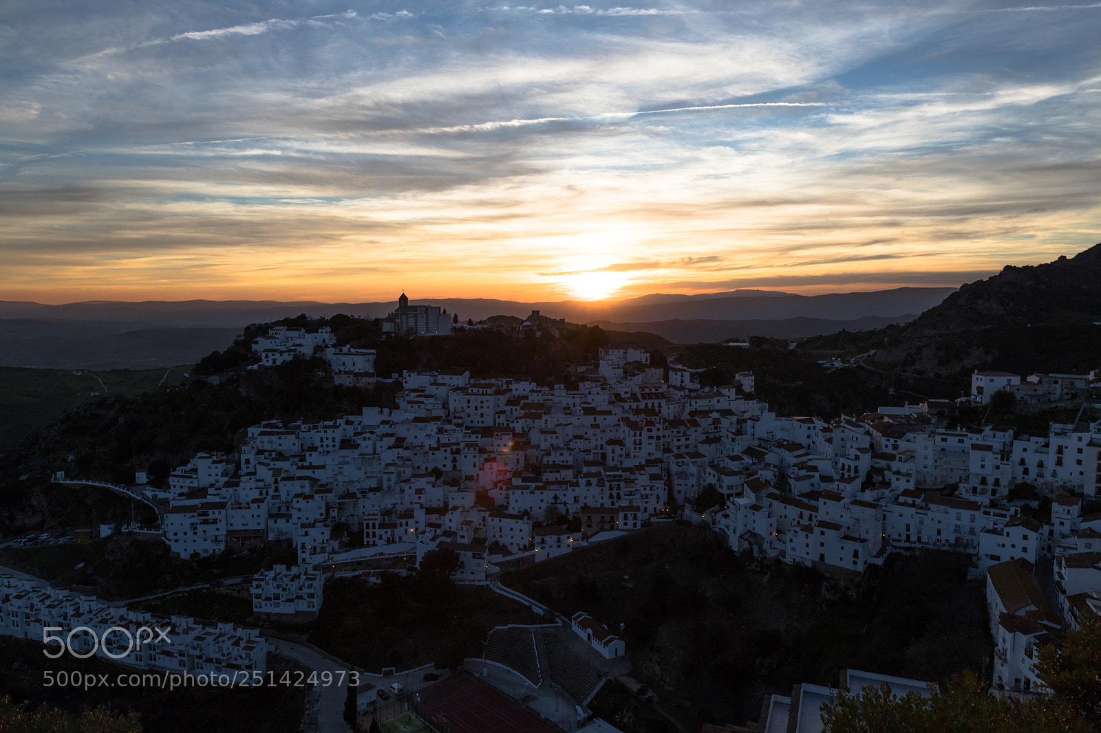 Canon EOS 6D Mark II sample photo. Casares at sunset photography