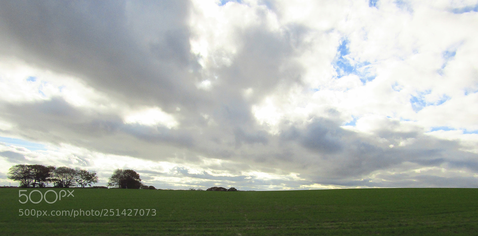 Canon PowerShot SX410 IS sample photo. Fields and dramatic clouds photography