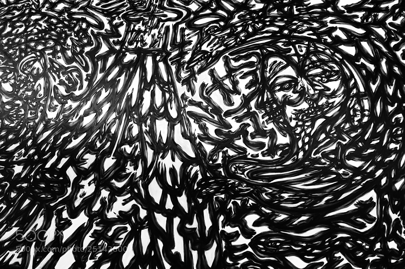 Apple iPhone 7 sample photo. Black and white abstract photography