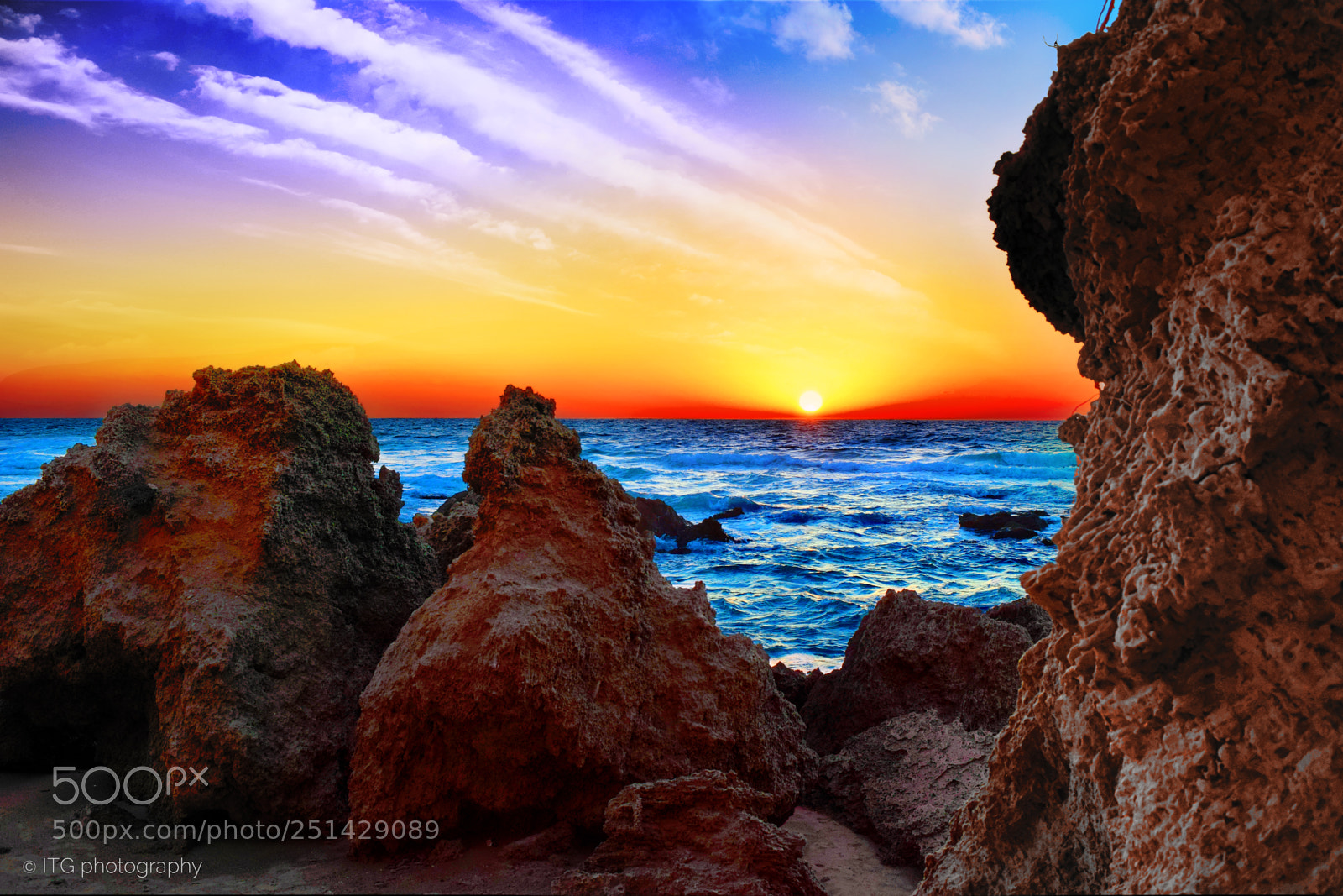 Nikon D5300 sample photo. Sunset between the rocks (2) photography