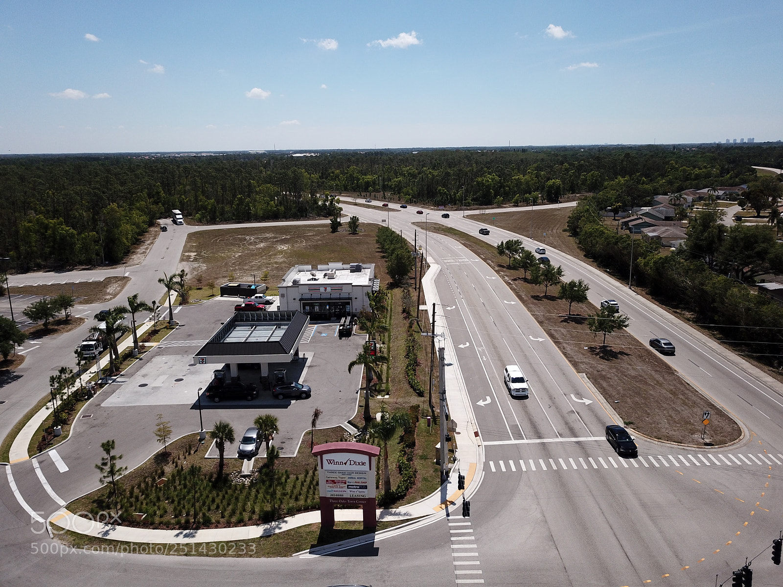DJI FC220 sample photo. Gas station aerial photography