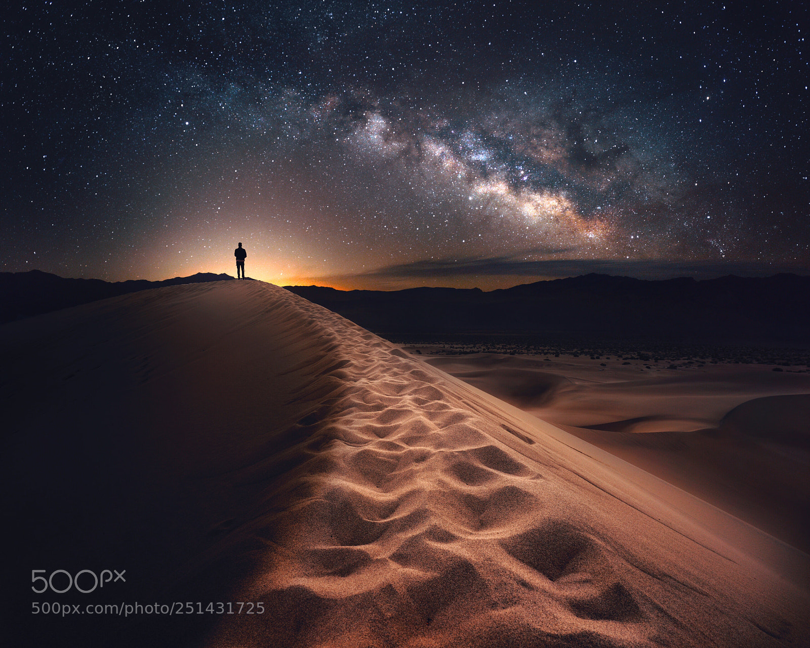Sony a7R sample photo. The milky way rising photography
