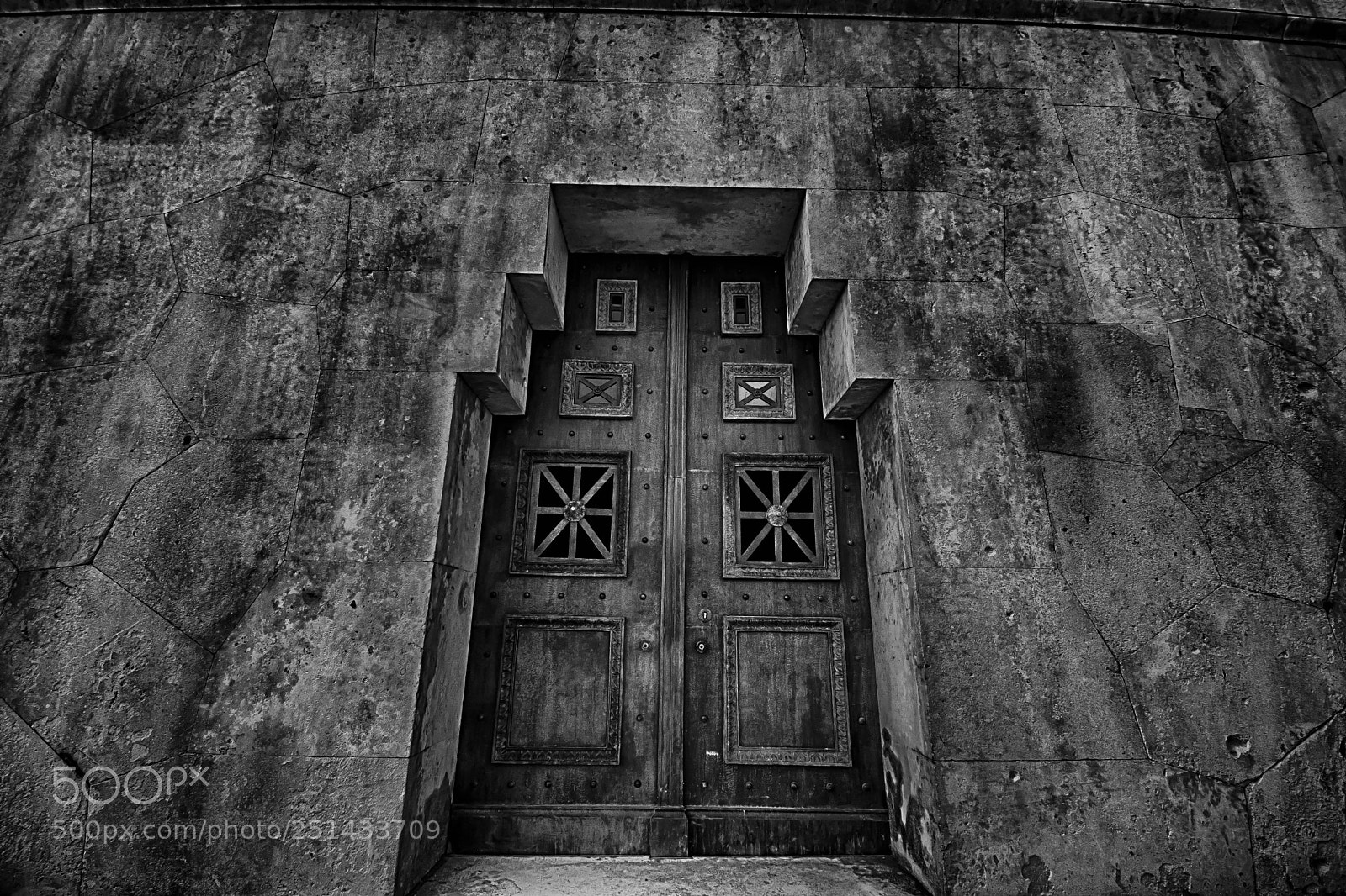 Nikon D5500 sample photo. Heavy door photography