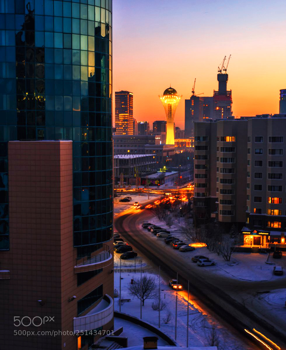 Nikon D810 sample photo. Astana&bayterek monument photography