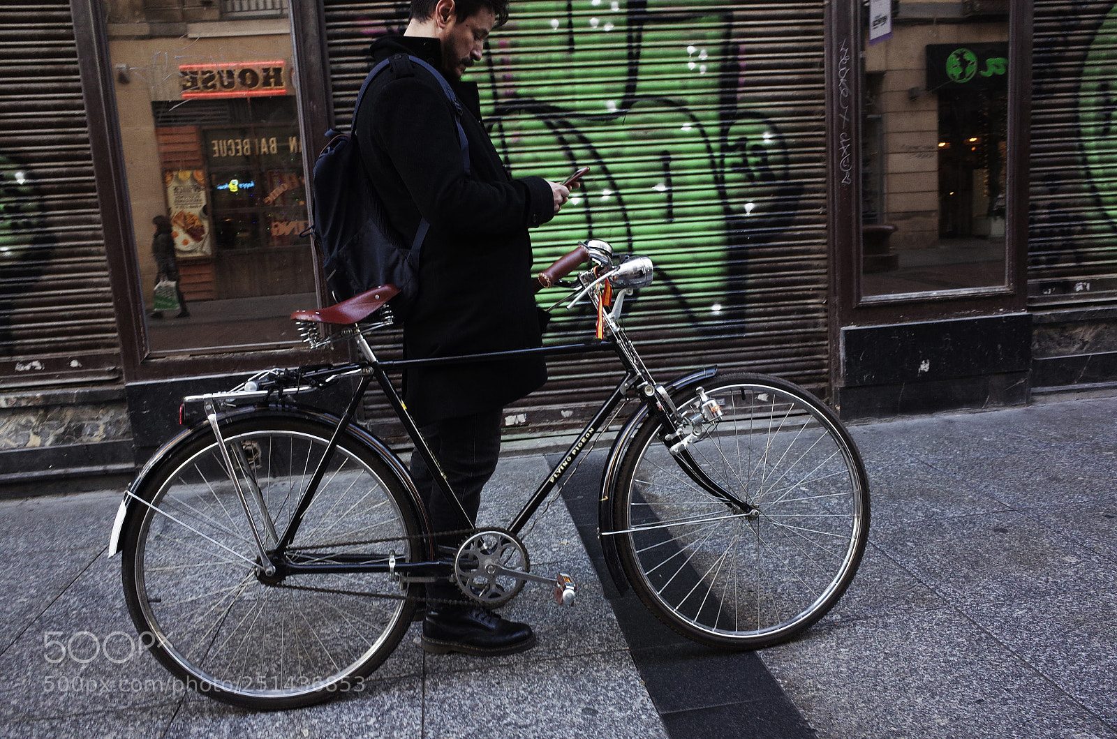 Ricoh GR II sample photo. Cool cyclist photography