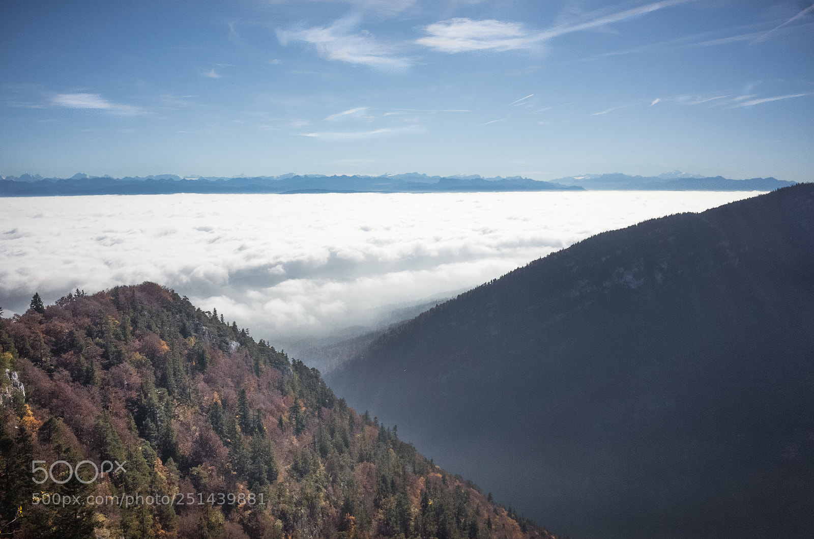 Ricoh GR II sample photo. Above the fog photography