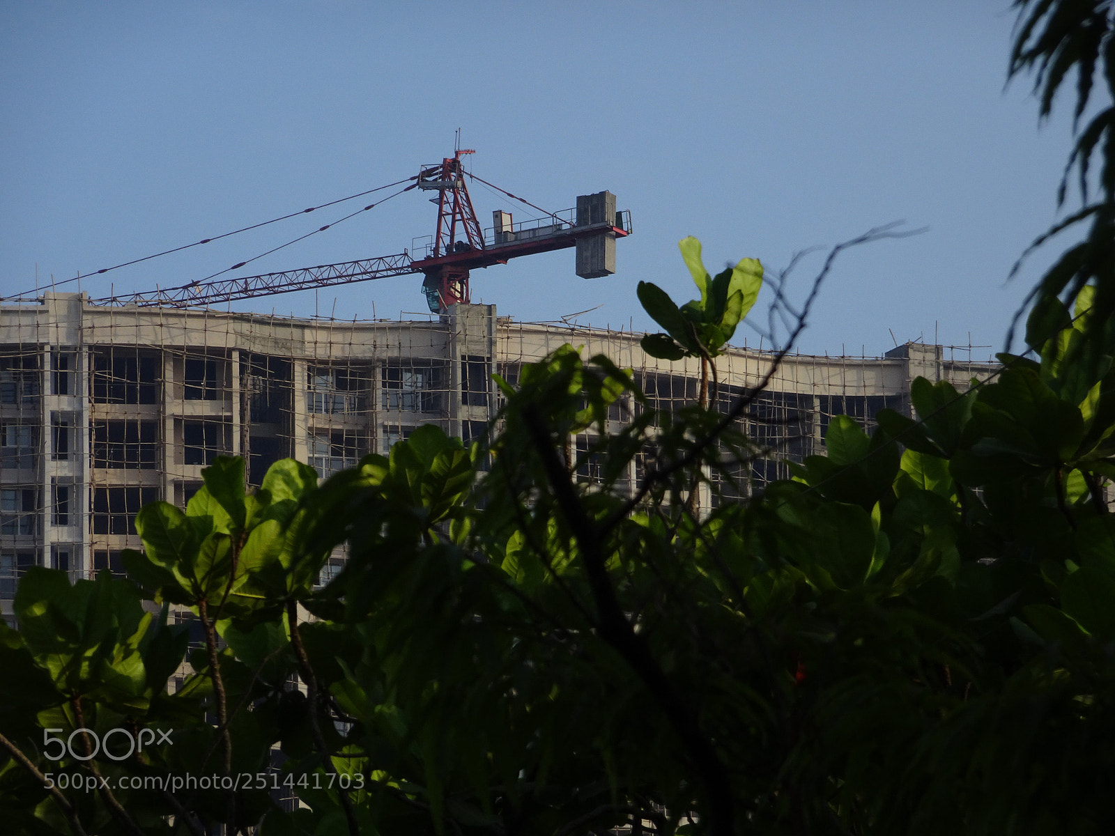 Sony Cyber-shot DSC-HX90V sample photo. Building under construction photography