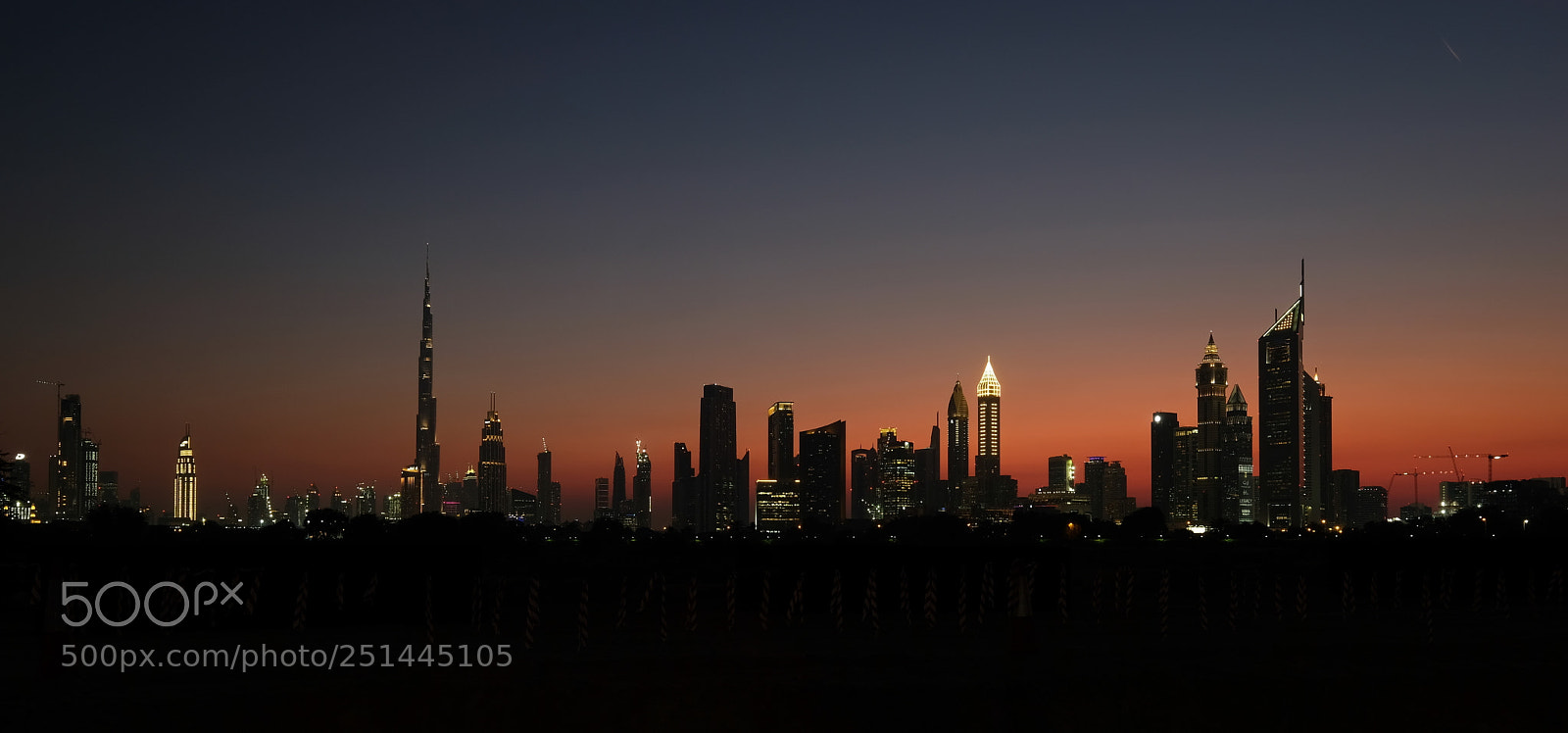 Fujifilm X-T2 sample photo. The dubai sunset panorama photography