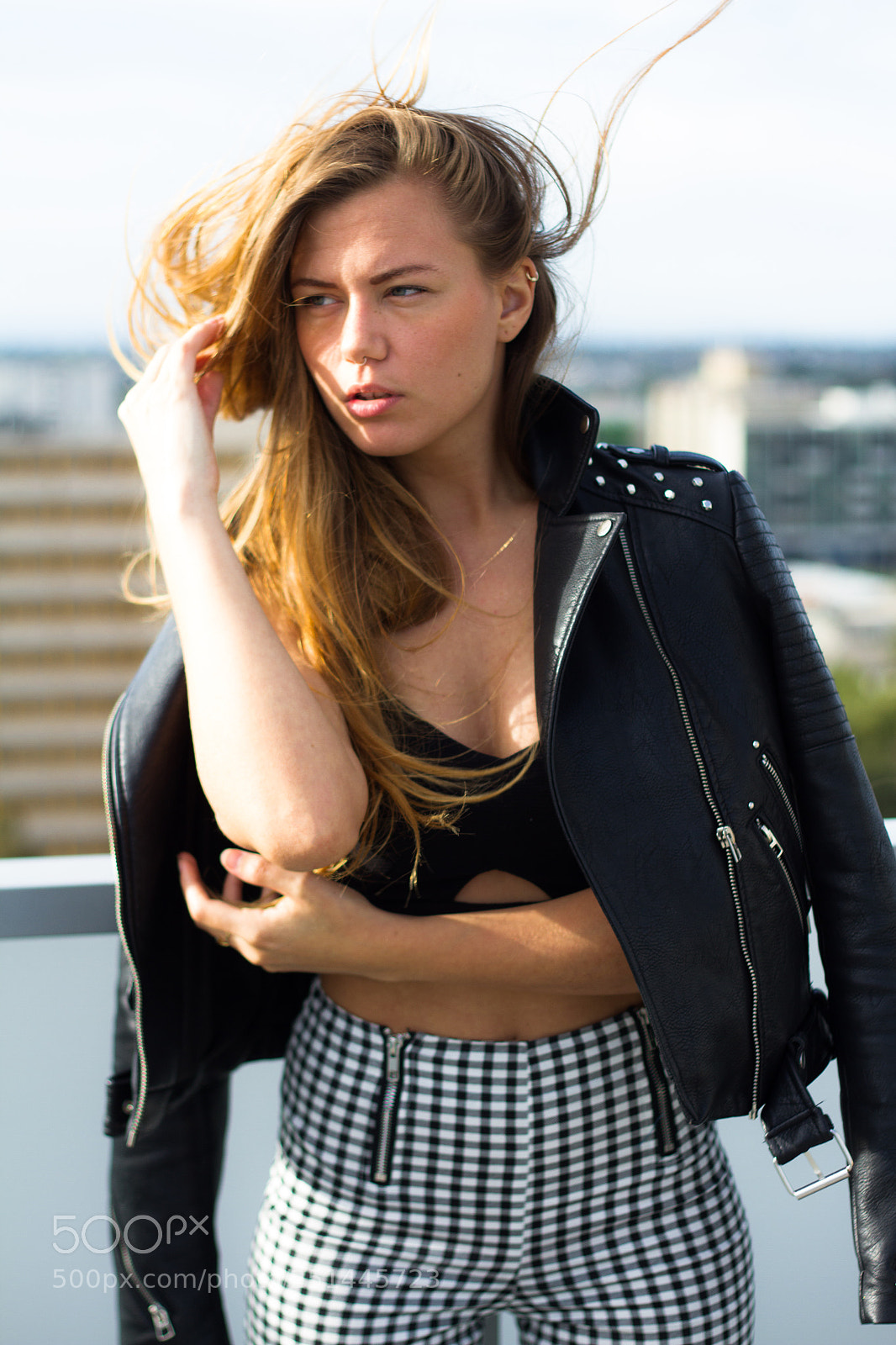 Canon EOS 7D sample photo. Rooftop fashion photography
