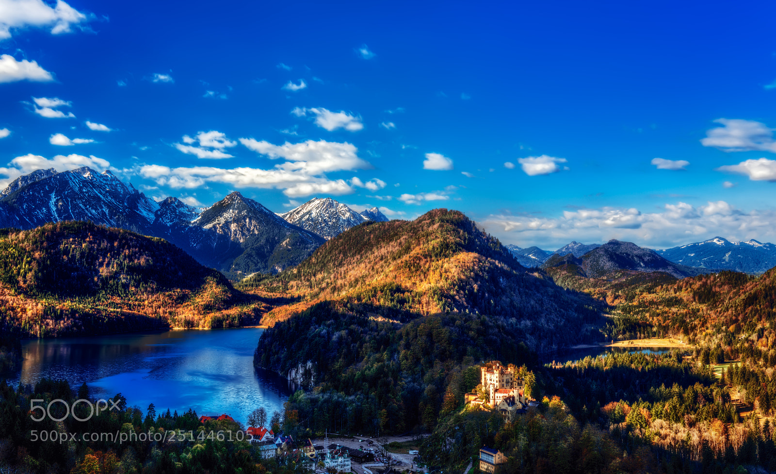 Nikon D810 sample photo. Hohenschwangau castle photography