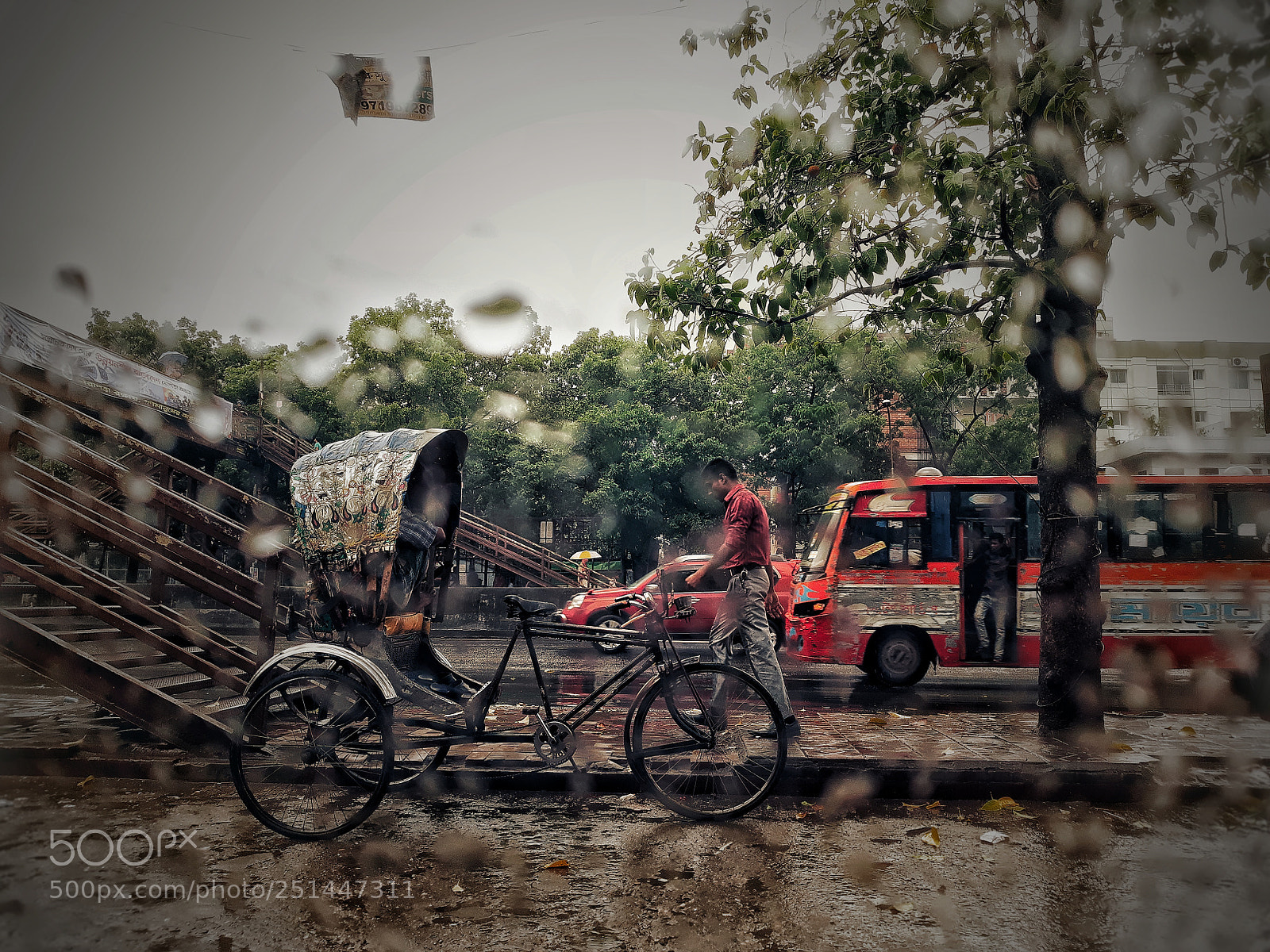 Samsung Galaxy J7 sample photo. Summer rain photography