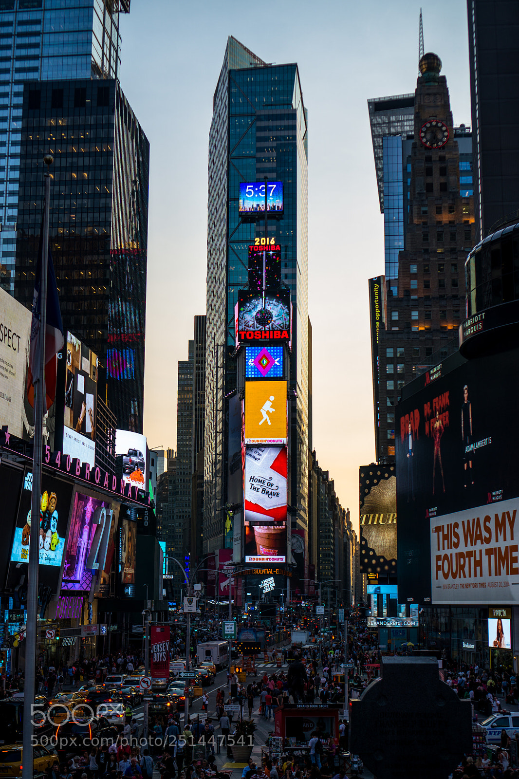 Sony a6000 sample photo. Times square photography