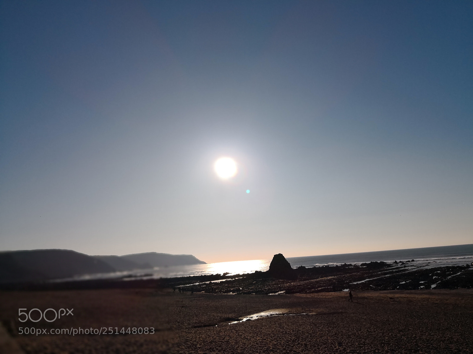 HUAWEI Mate 10 Pro sample photo. Widemouth beech winter sunset. photography