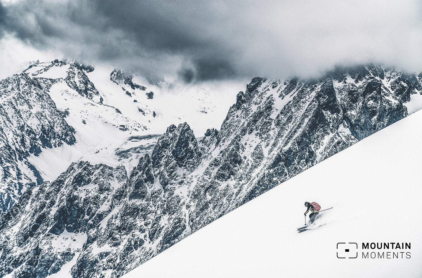 Nikon D610 sample photo. Freeride chamonix photography