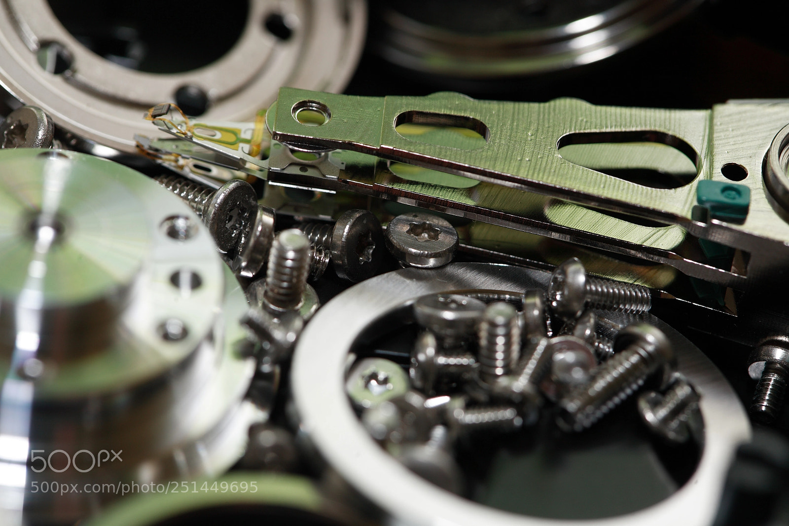 Canon EOS 5D sample photo. Hard disk makro photography