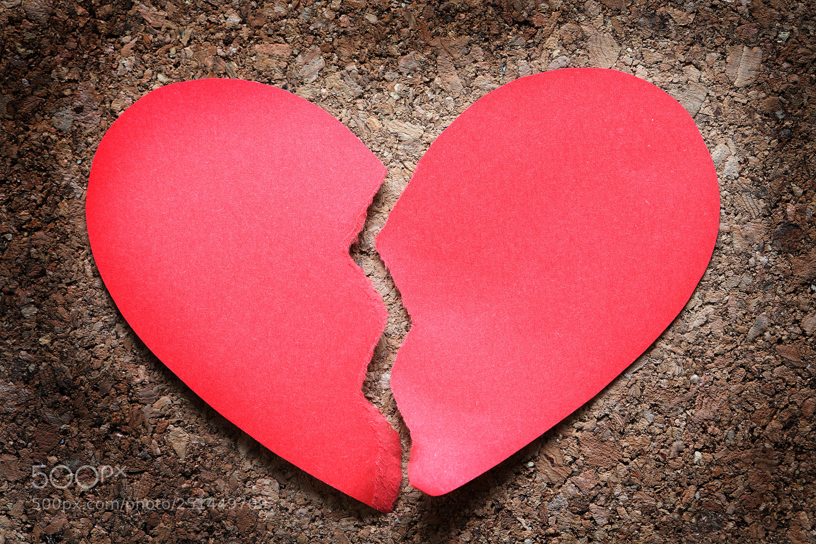 Canon EOS 5D sample photo. Broken heart on wood photography