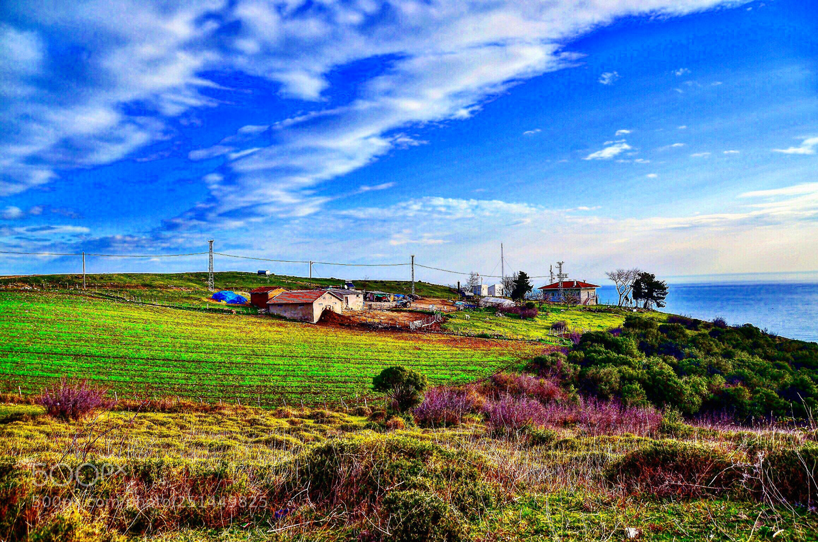 Nikon D7000 sample photo. Farm at the top photography