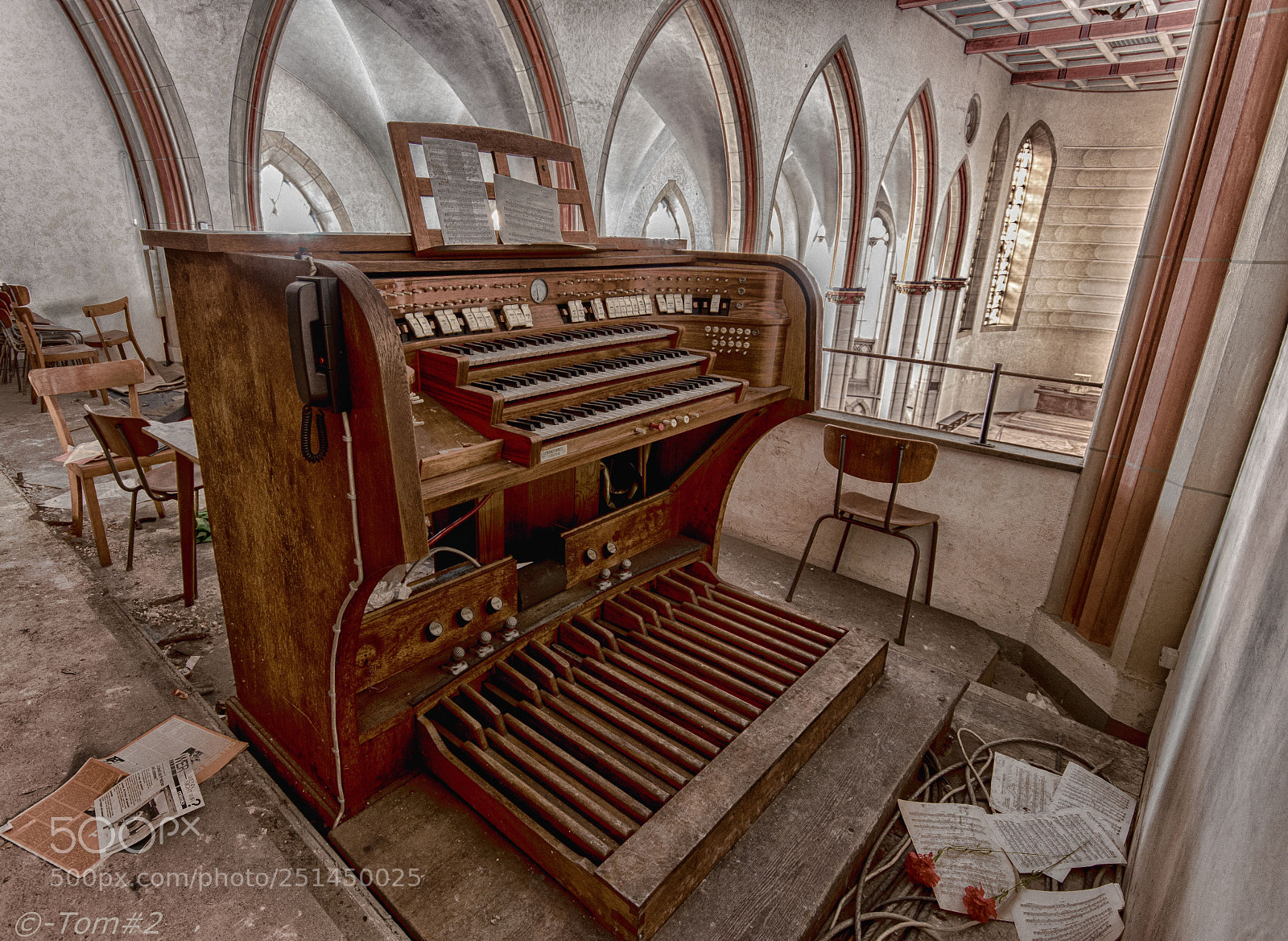 Nikon D5500 sample photo. Inside the abandoned church photography