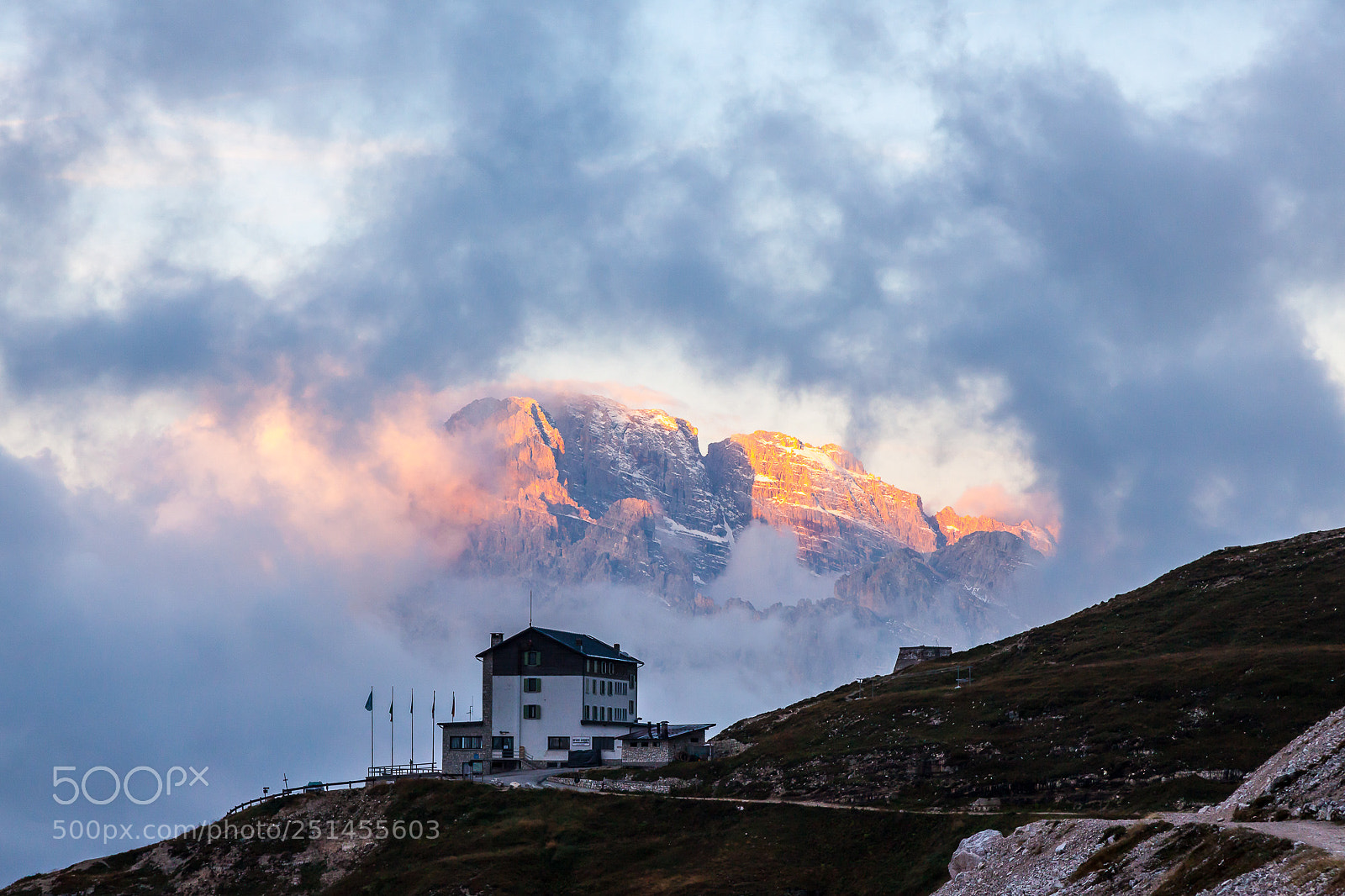 Canon EOS 5D Mark II sample photo. Rifugio auronzo photography