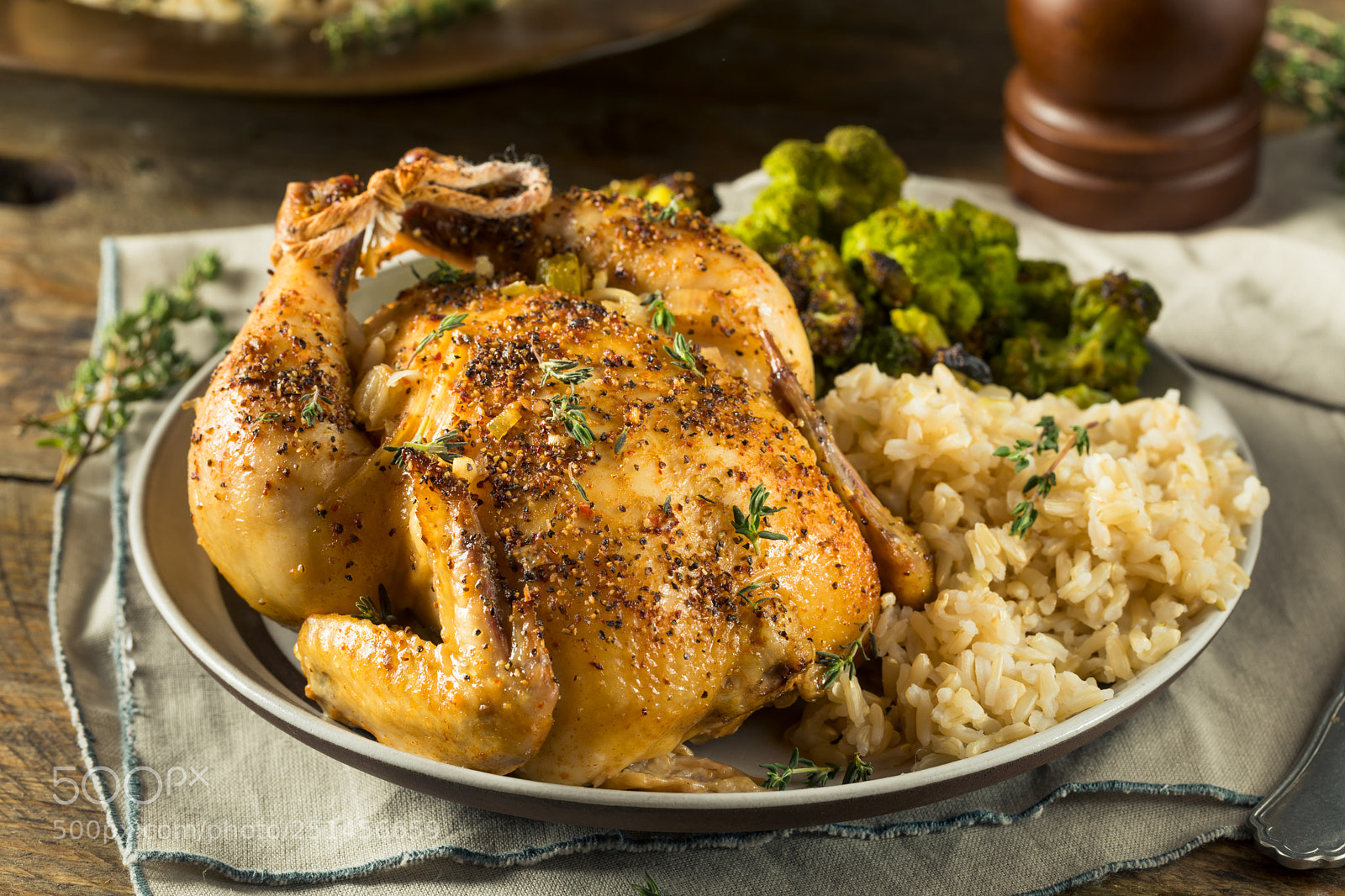 Canon EOS 5D Mark IV sample photo. Herby baked cornish game photography
