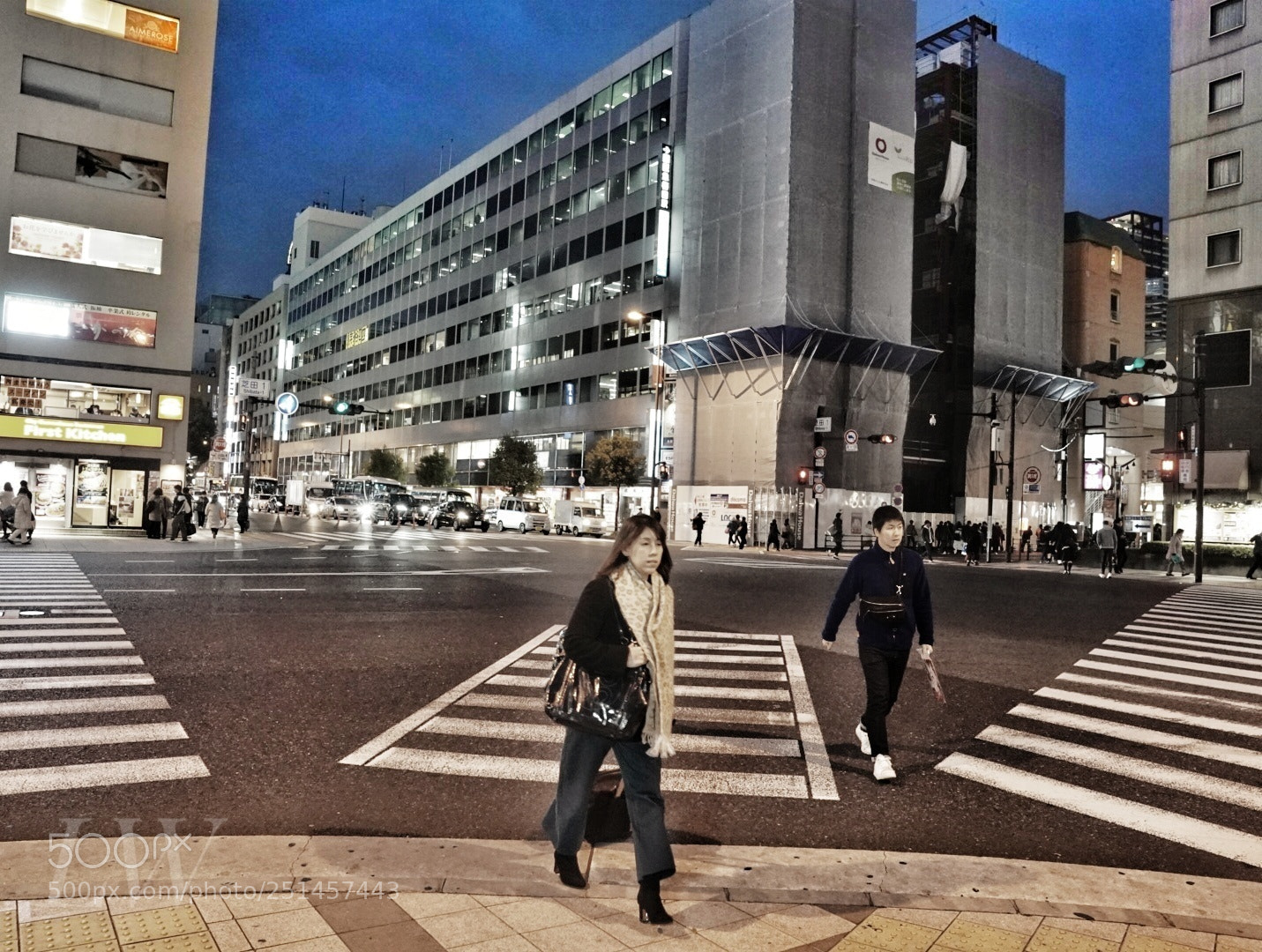 Sony a9 sample photo. Three crossing photography