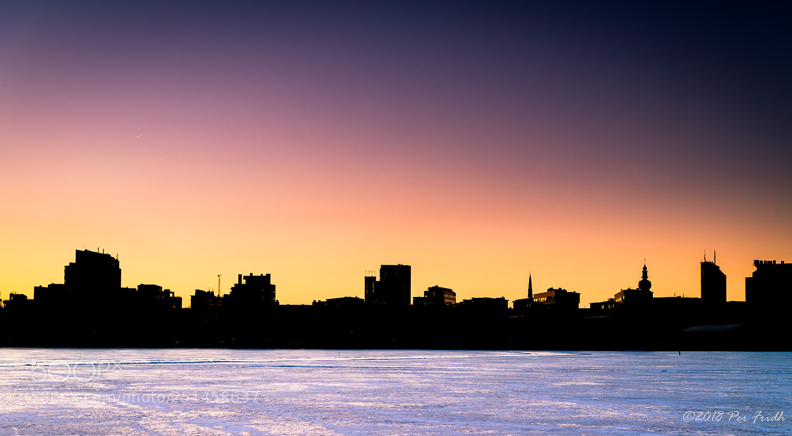 Nikon D850 sample photo. City silhouette photography