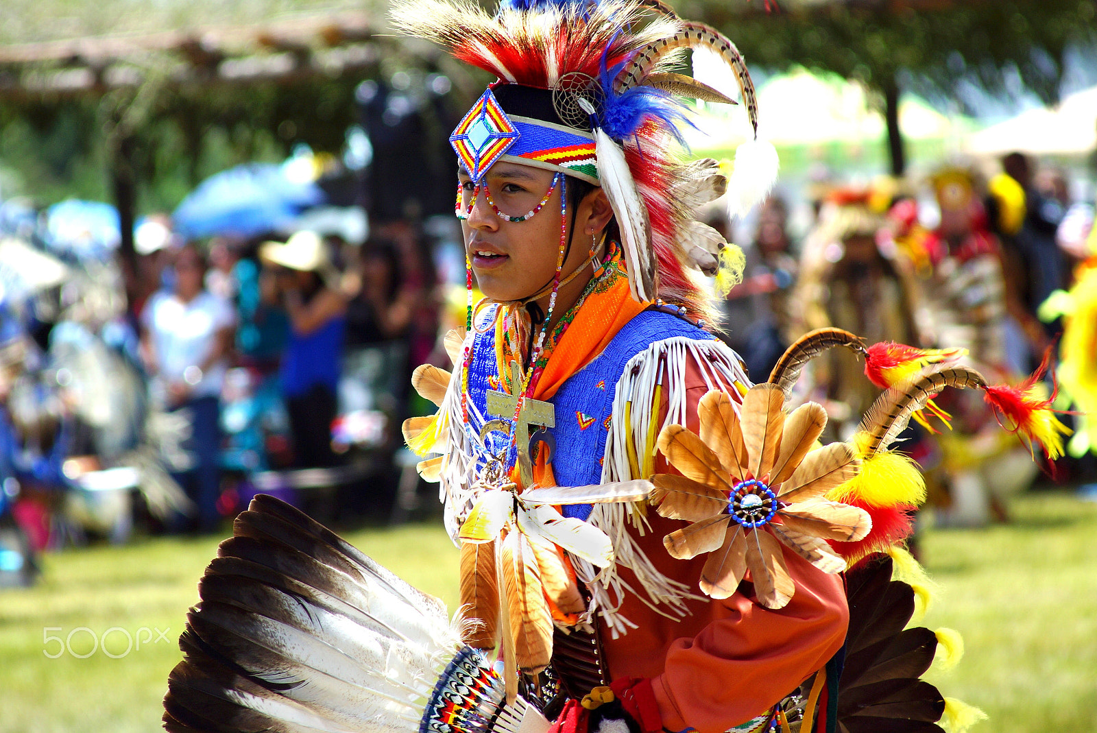 Minolta AF 100-200mm F4.5 sample photo. Tribal powwow photography